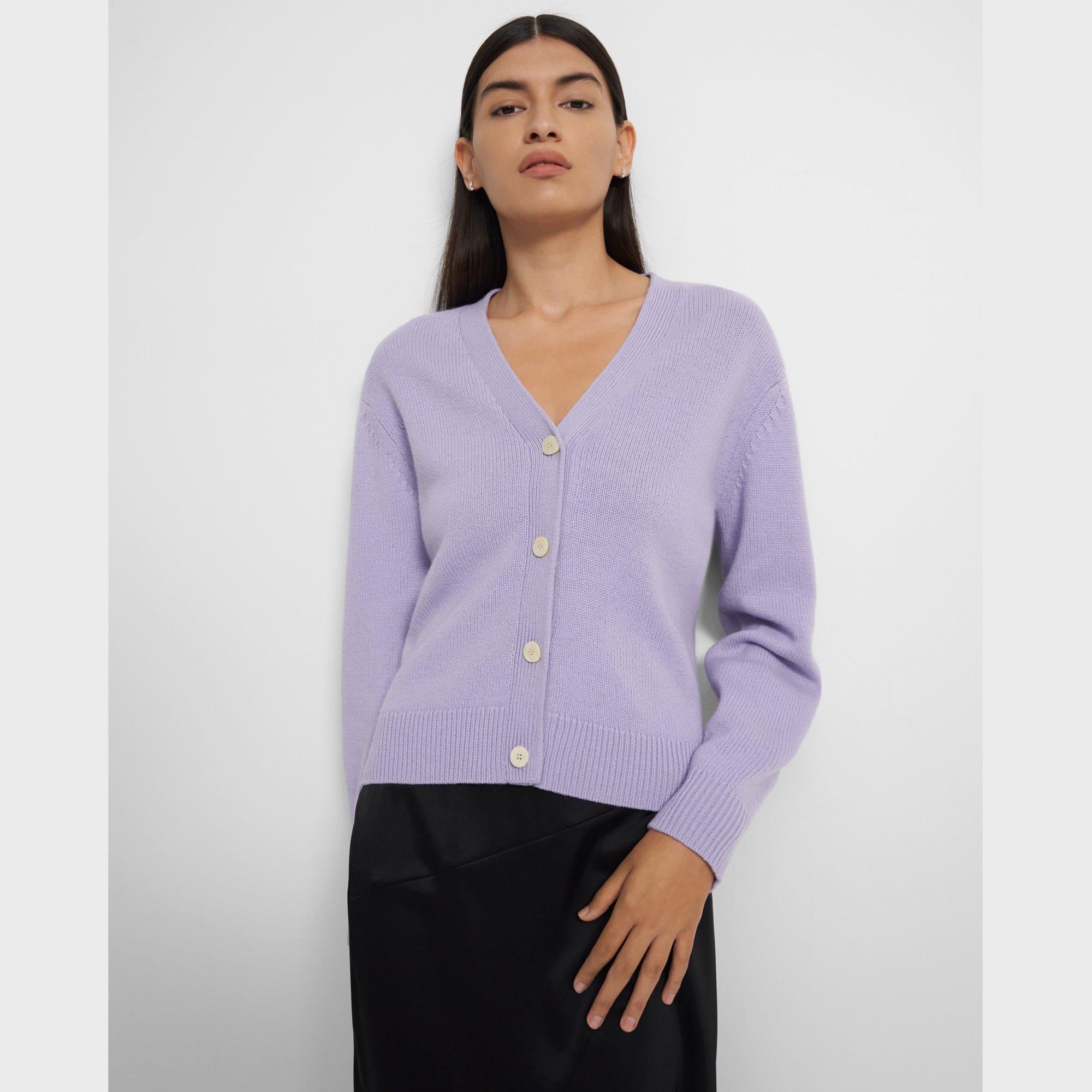 Cashmere Shaped Cardigan | Theory