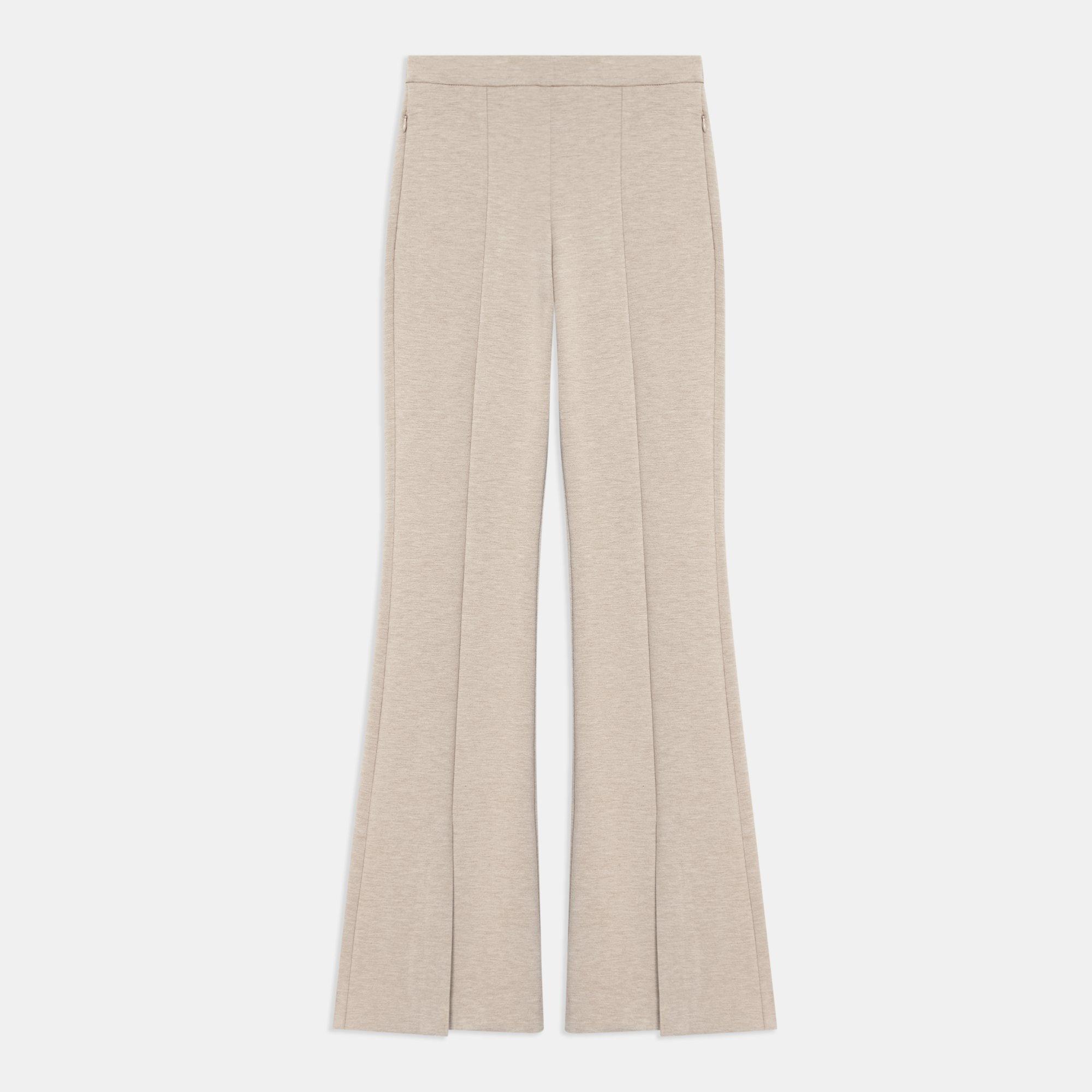 Slit Demitria Pant in Double-Knit Jersey