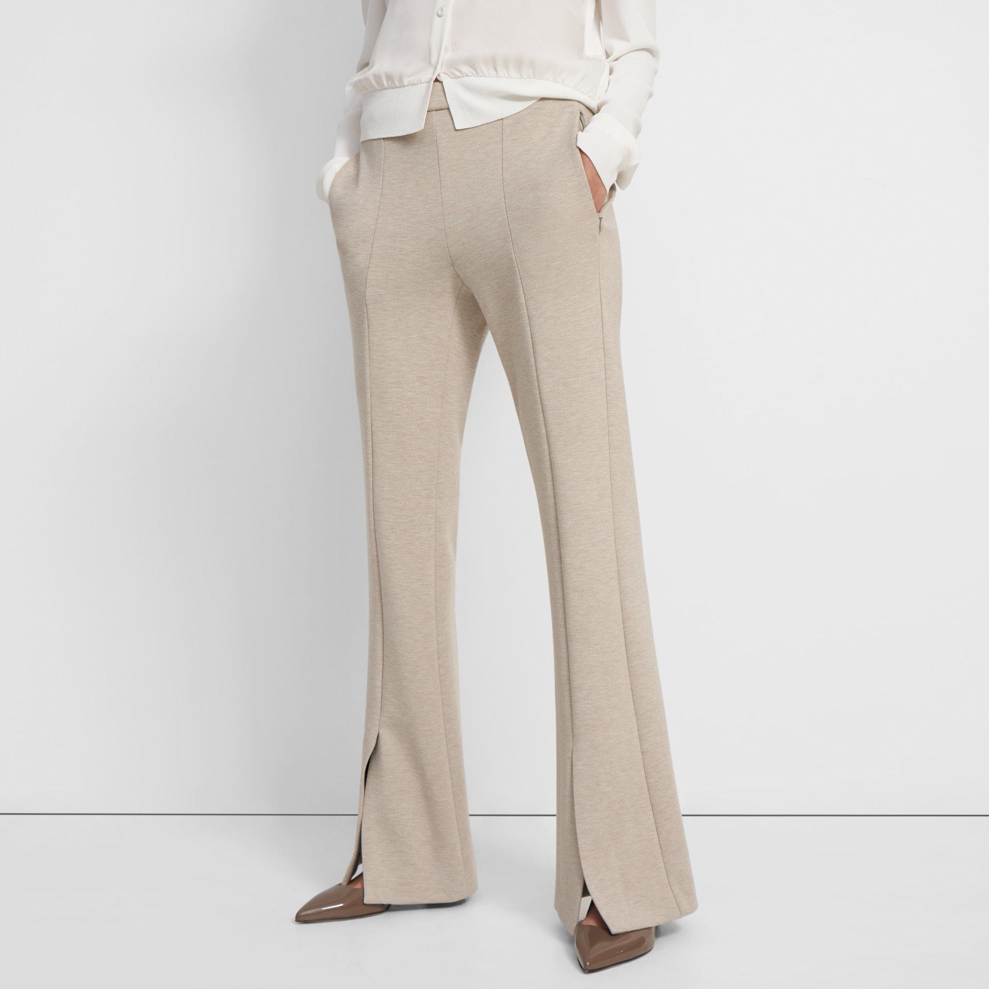 Theory Demitria Slit Front Pull On Pants