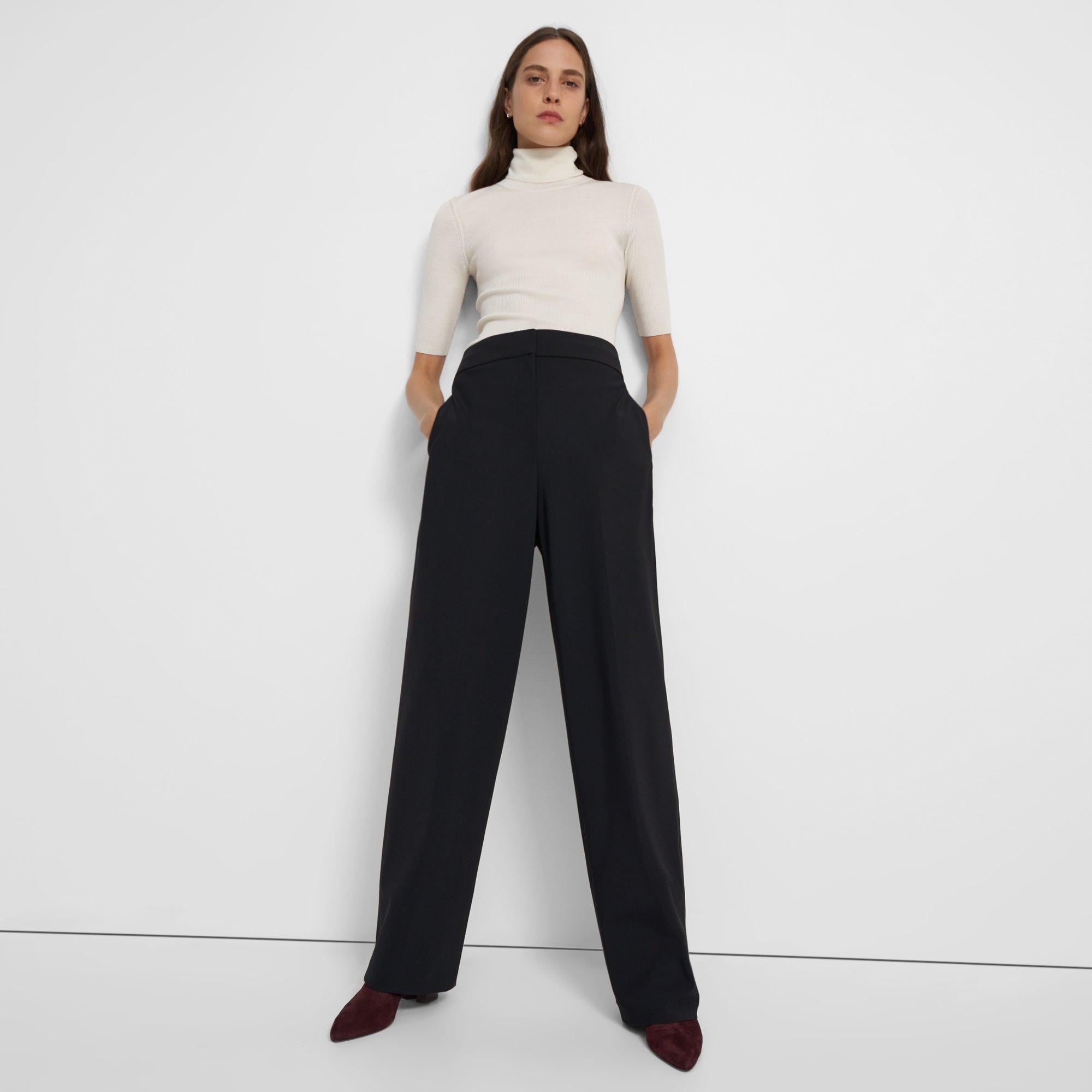 Ponte Knit High Waist Wide Leg Pant – Foundation - Fashion + Philanthropy