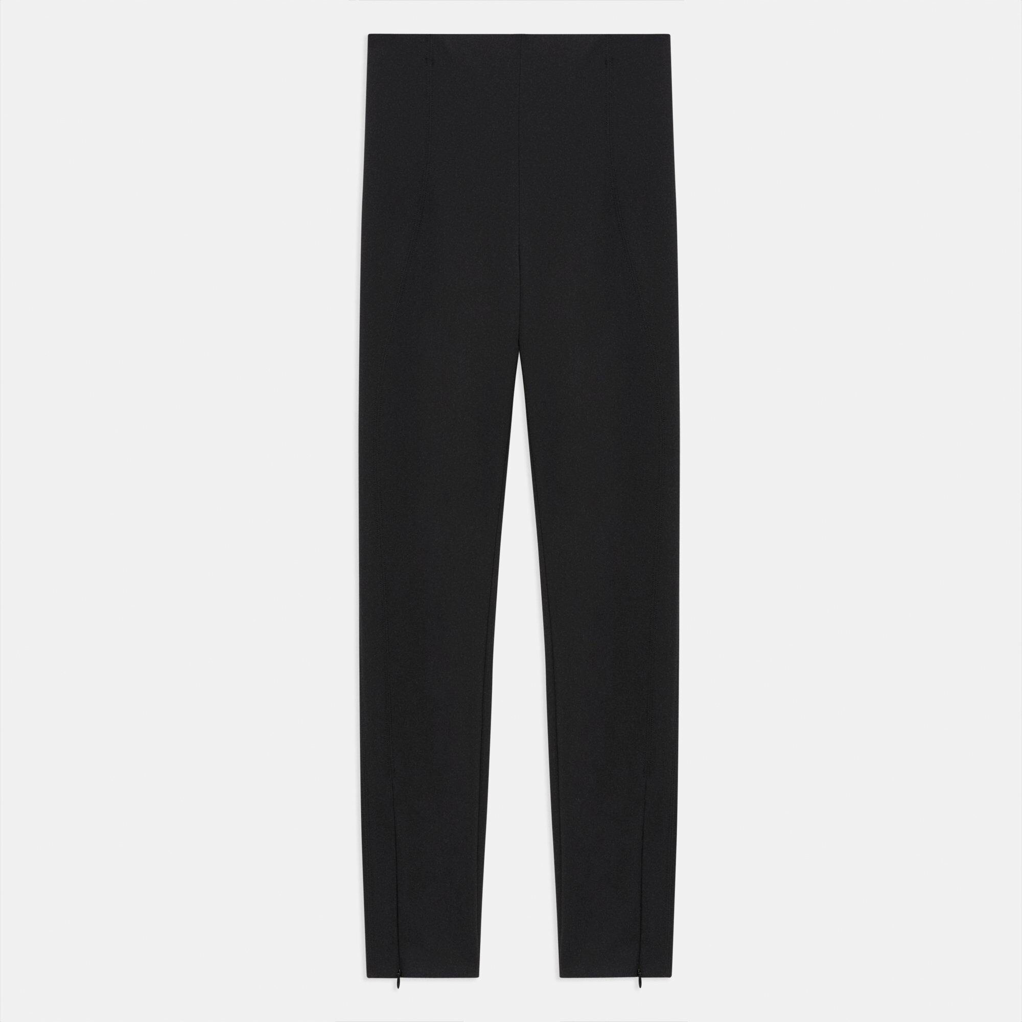 Theory SEAMED - Leggings - Trousers - black 