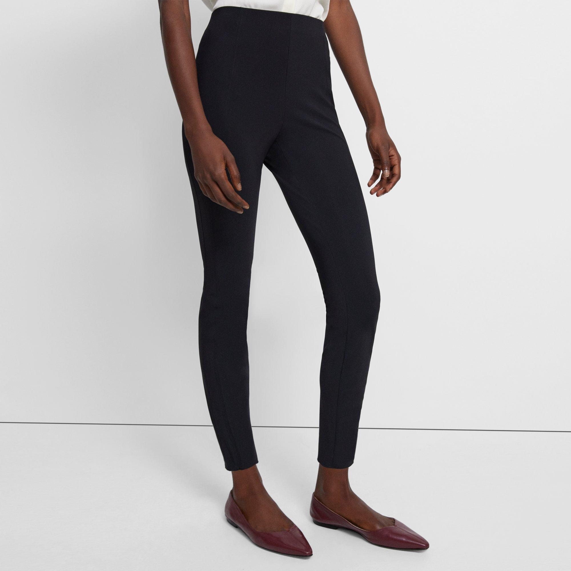 Theory Precision Ponte Seamed Ankle Leggings