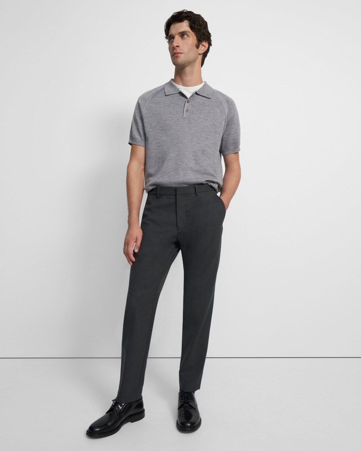 Curtis Pant in Bonded Wool Twill