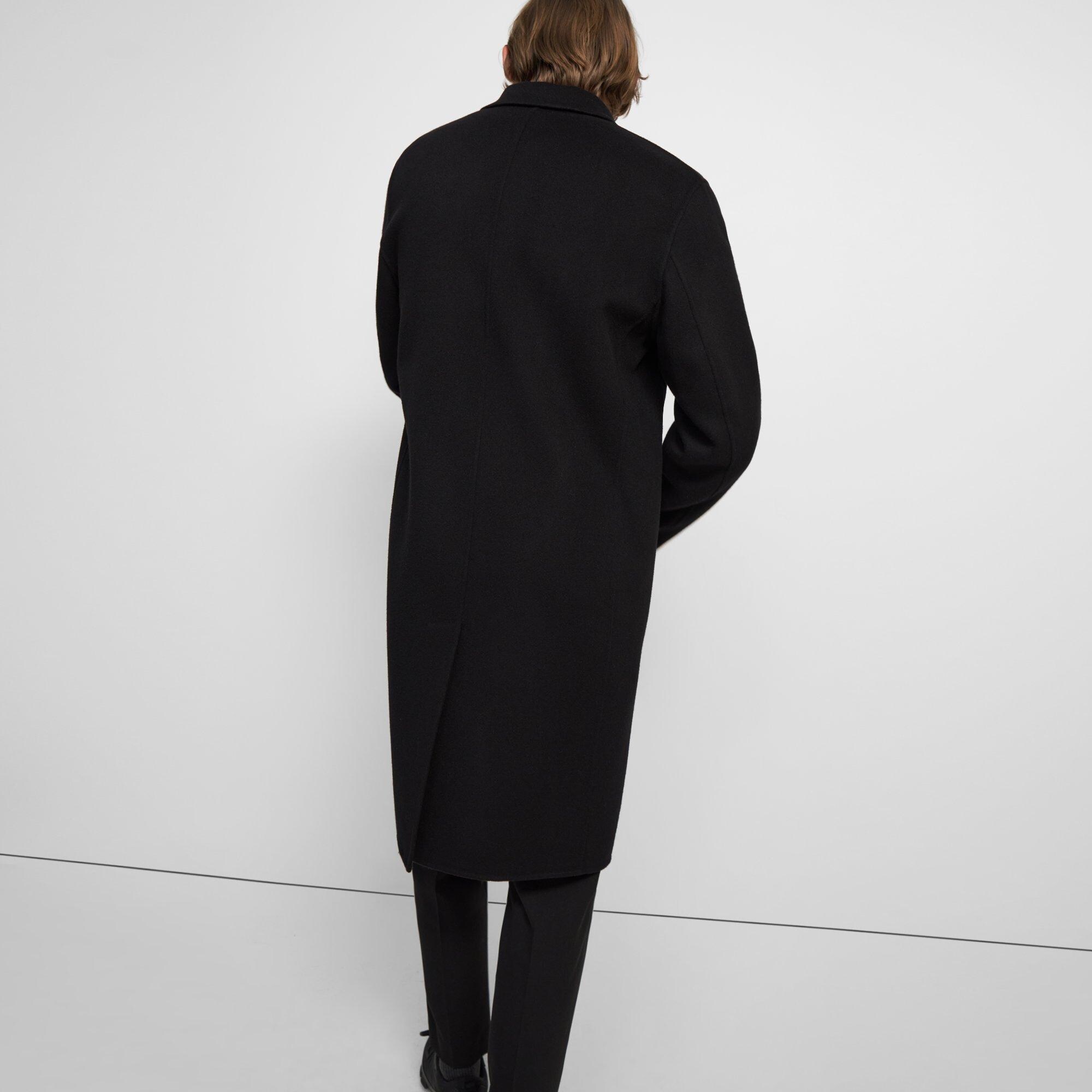 Double-Face Wool-Cashmere Double-Breasted Coat | Theory Outlet