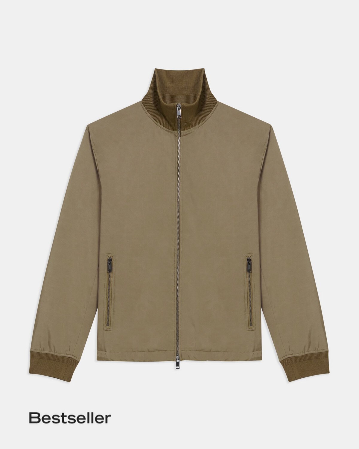 City Bomber Jacket in Water-Resistant Polyester