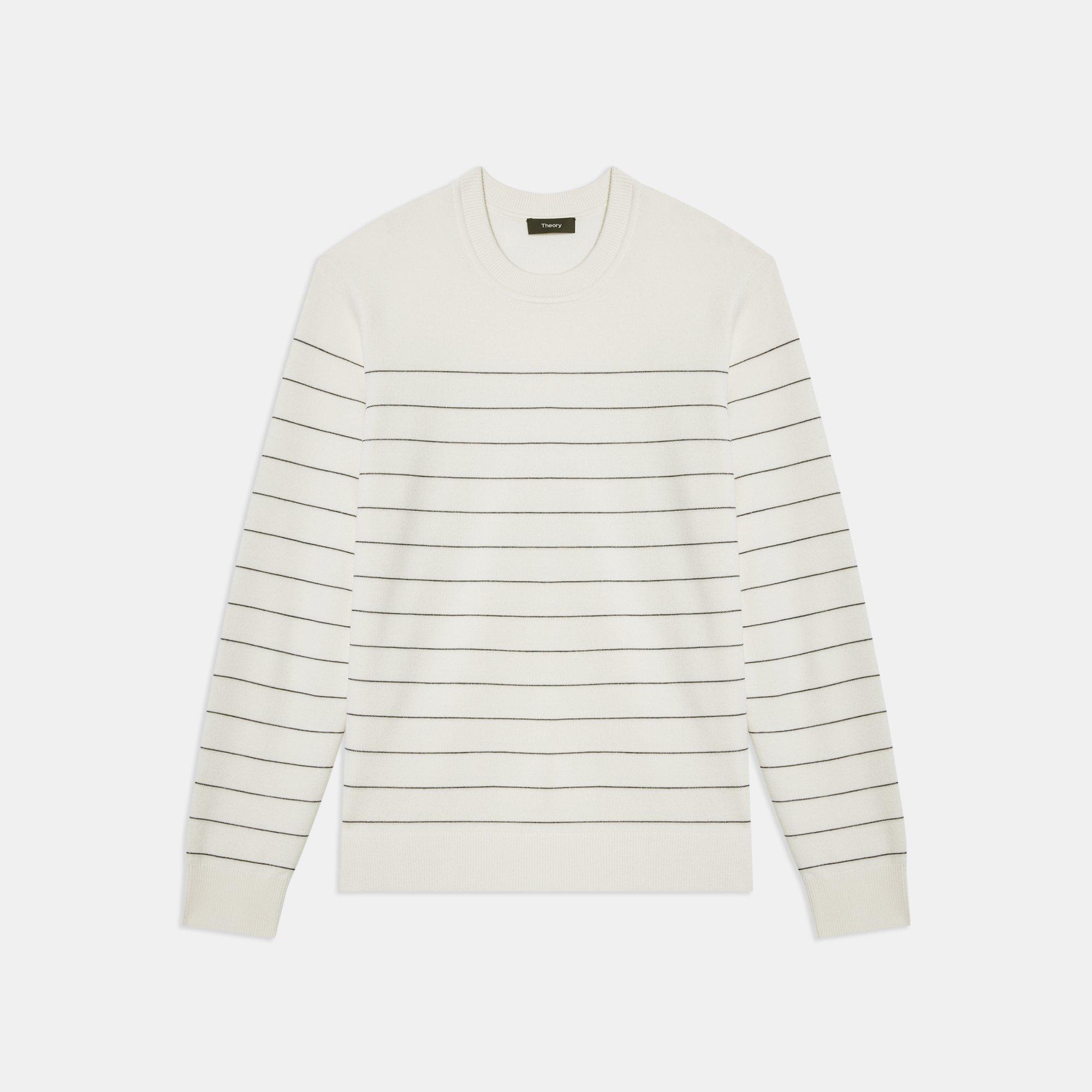 Nathan Striped Sweater in Merino Wool