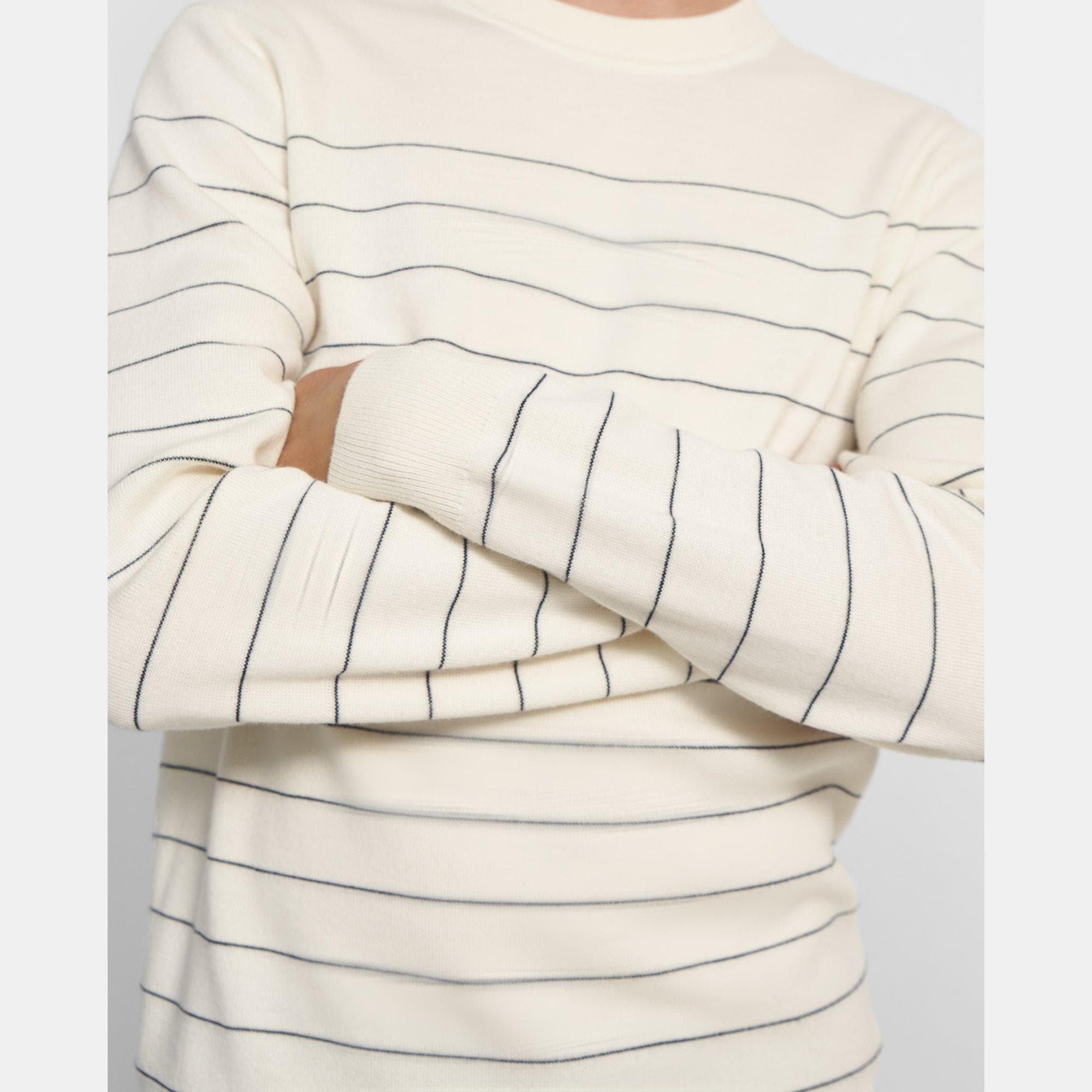 Nathan Striped Sweater in Merino Wool