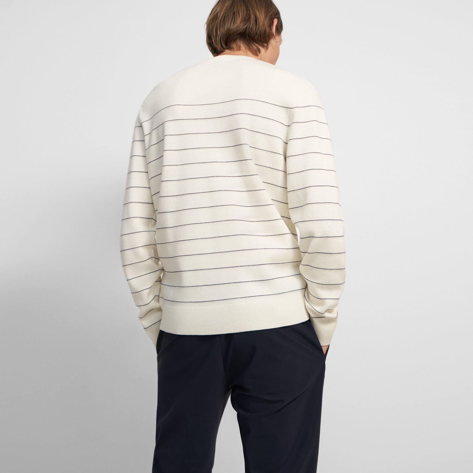 Nathan Striped Sweater in Merino Wool