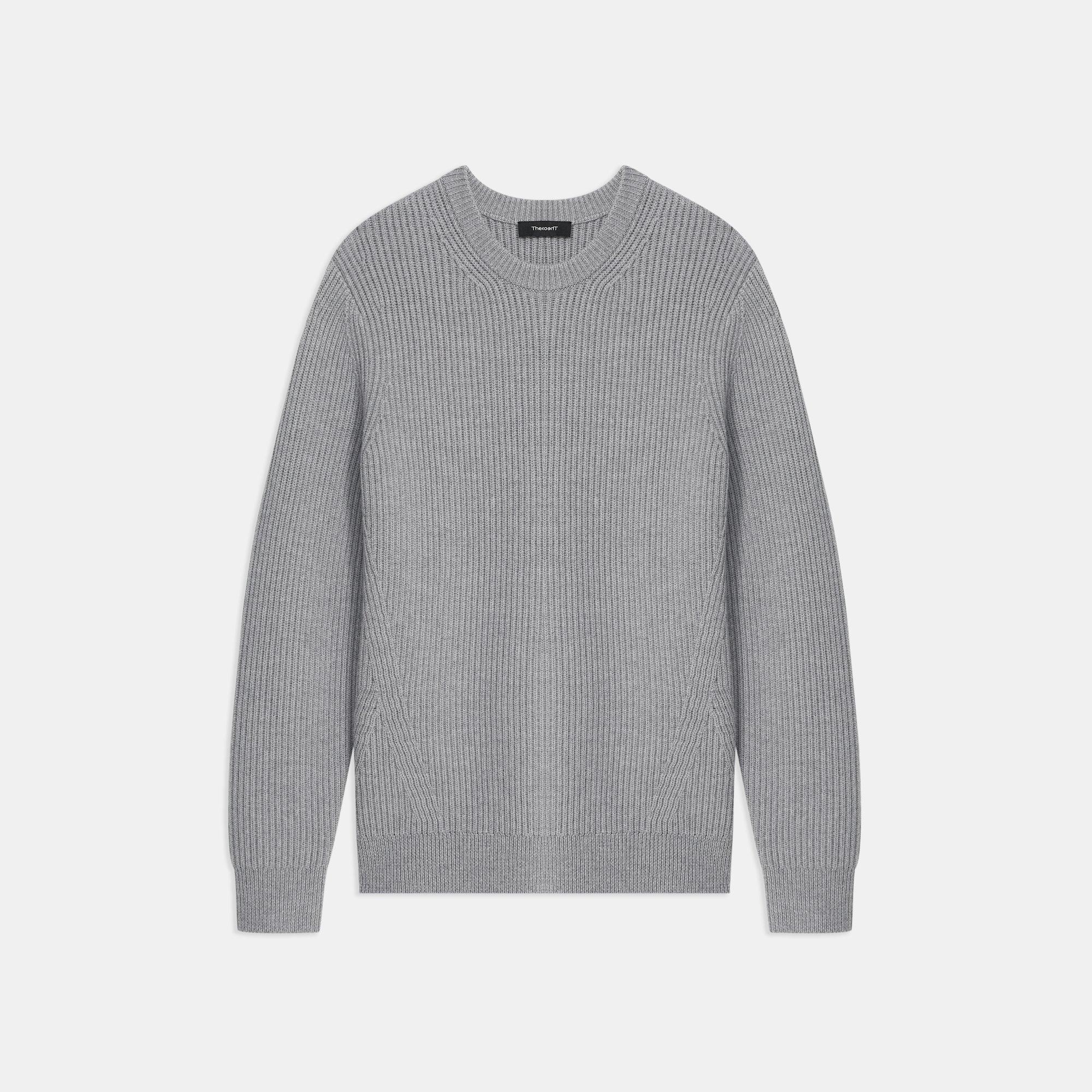 Ribbed Sweater in Merino Wool