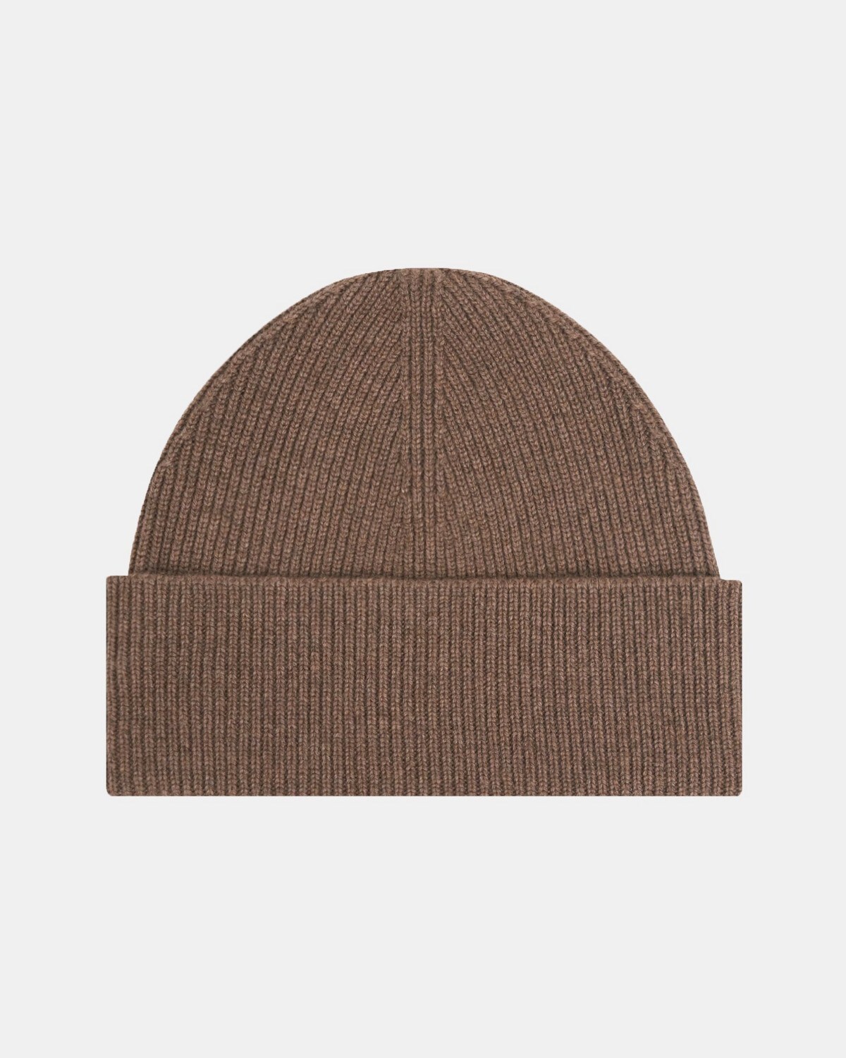 Camden Beanie in Ribbed Cashmere