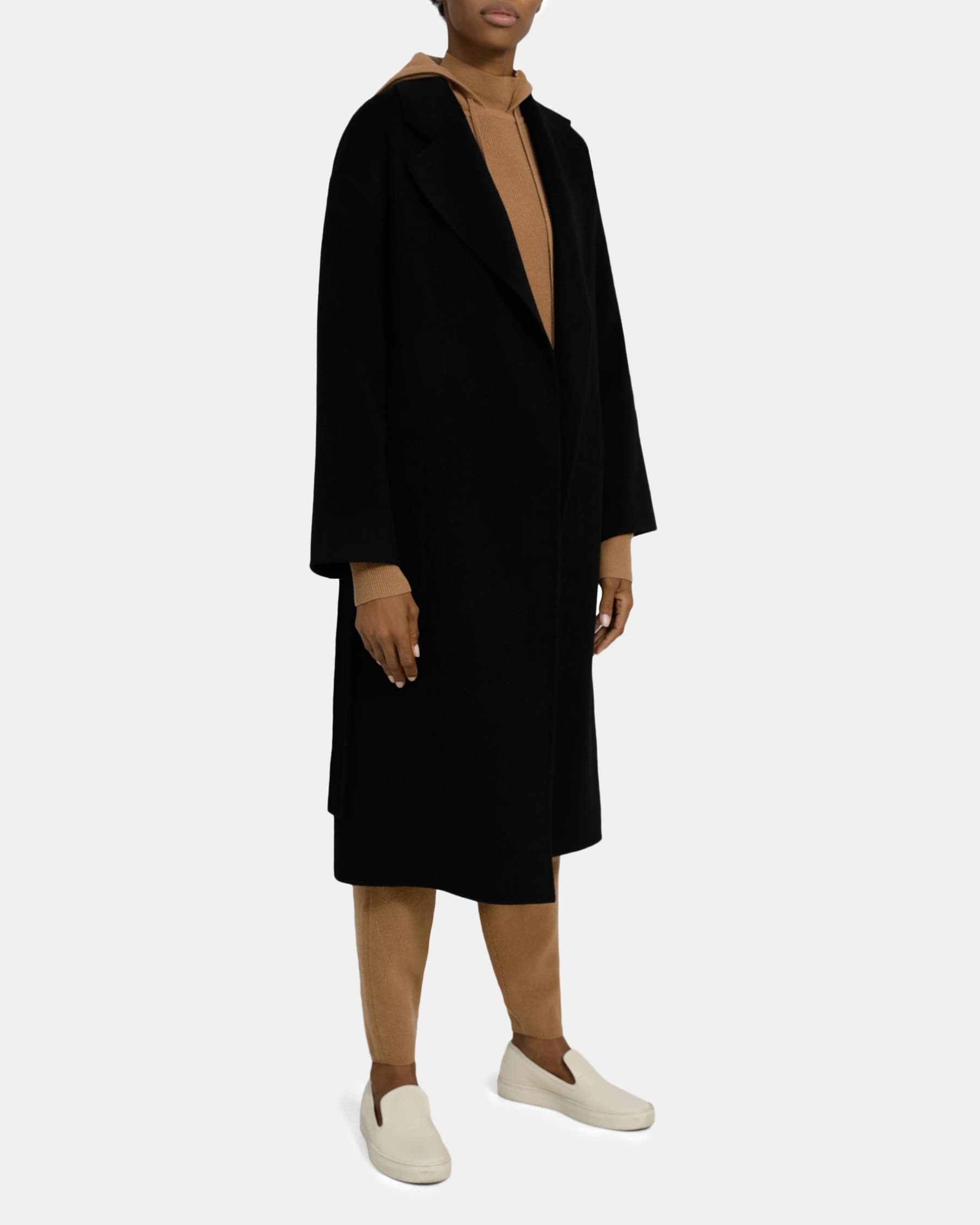 Theory Robe Coat in Double-Face Wool-Cashmere