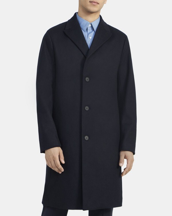 띠어리 코트 L091415R Theory Tailored Coat in Wool Melton,ECLIPSE