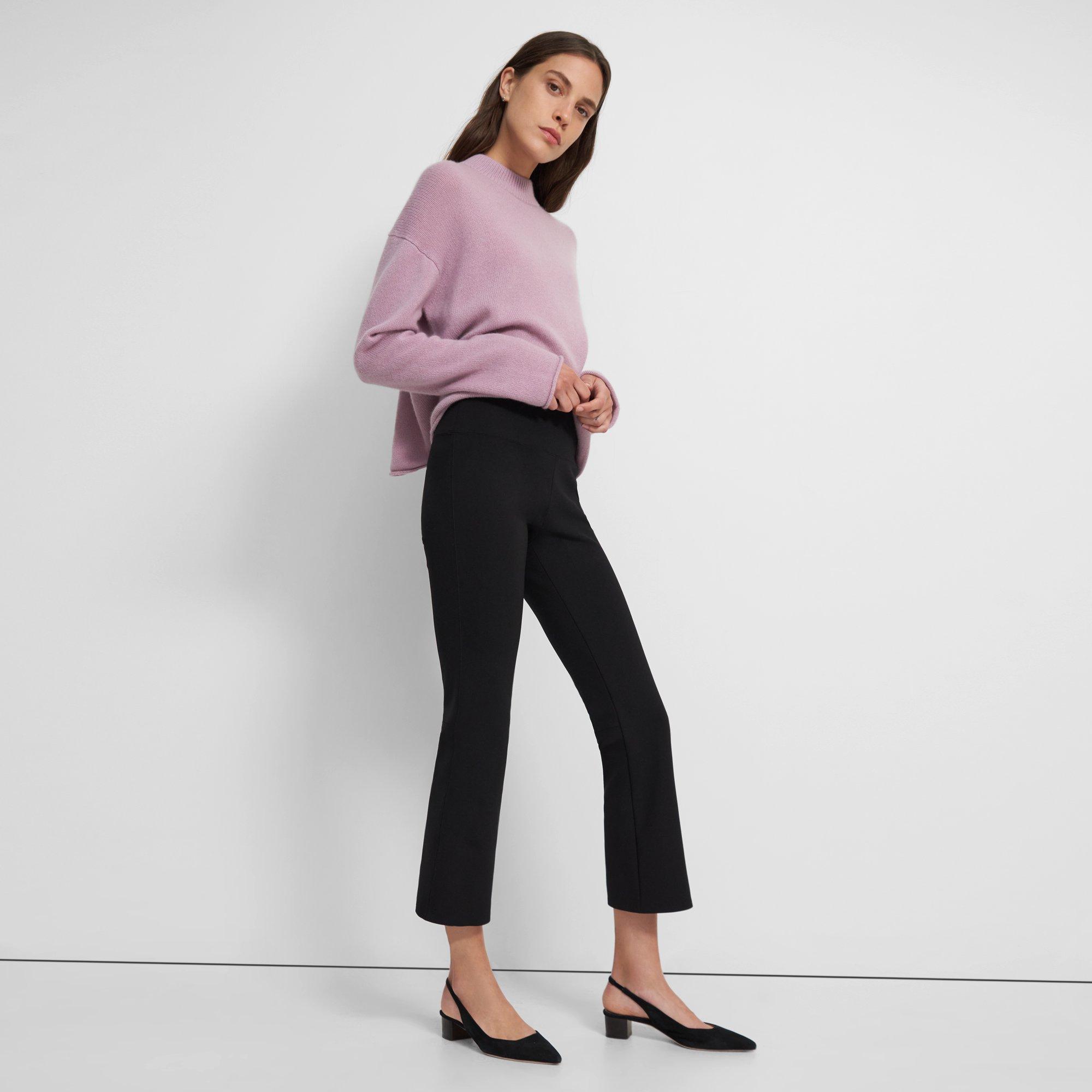 THEORY Kick-Flare Scuba Trousers