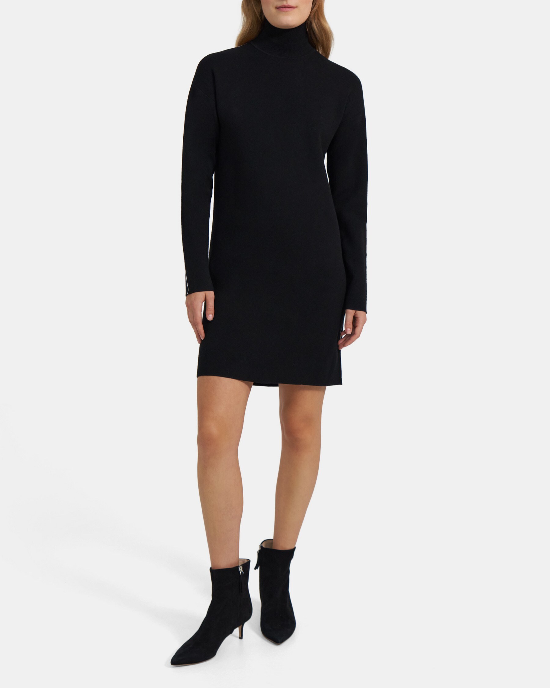 Theory Line Dress in Stretch Viscose Knit