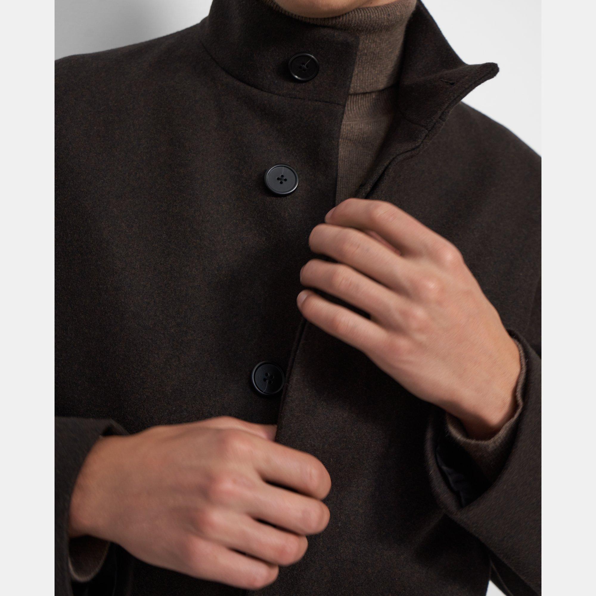 Belvin Coat in Melton Wool