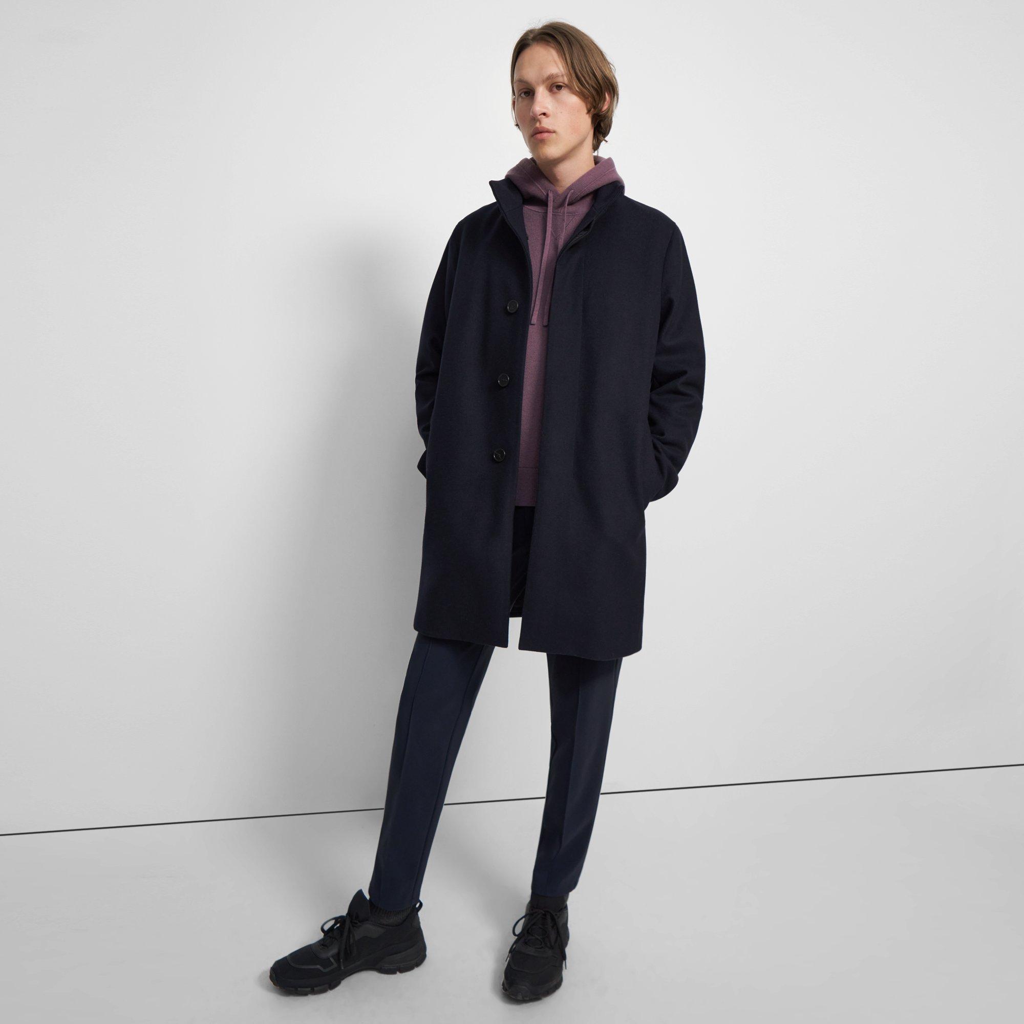 Manteau Belvin en laine melton