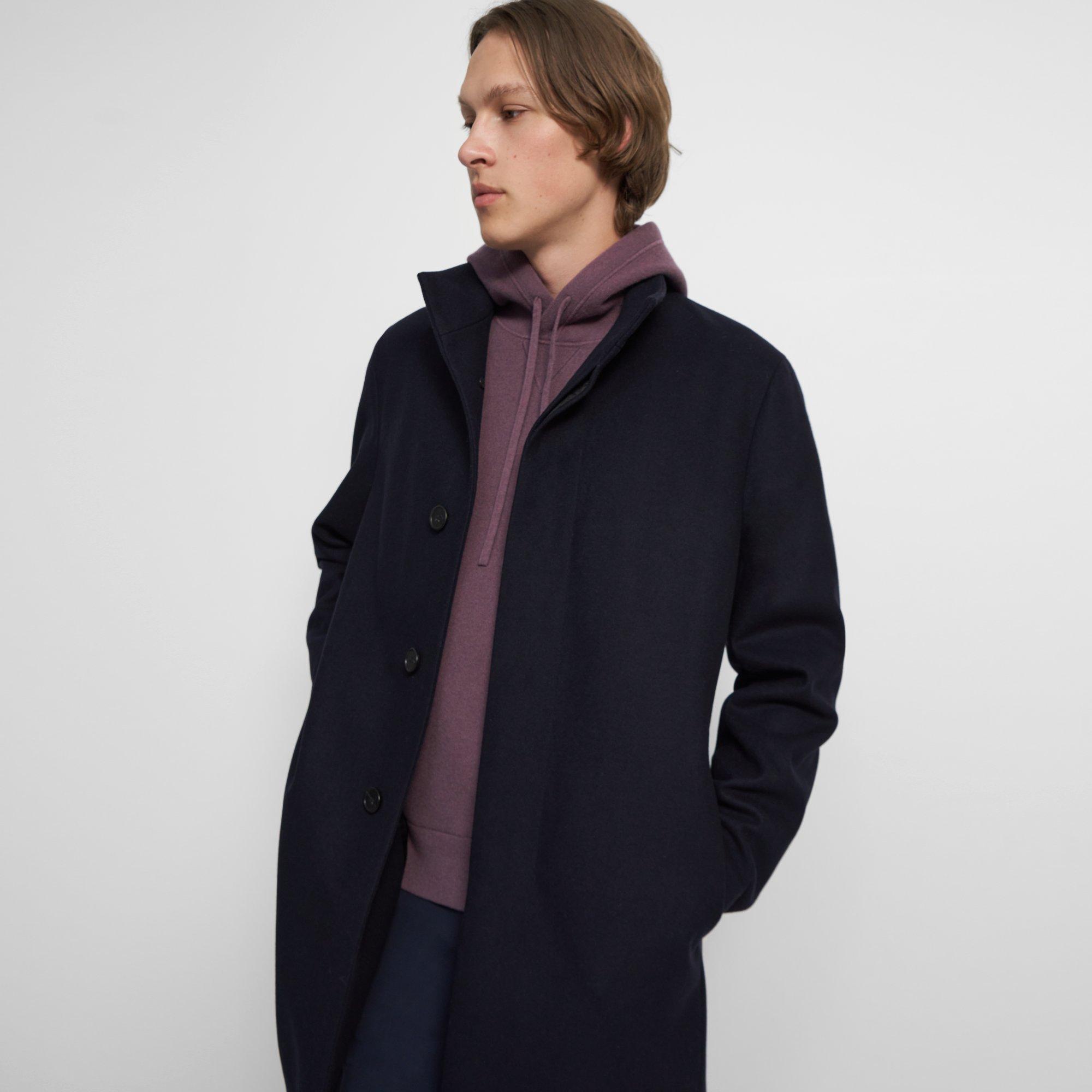 Manteau Belvin en laine melton