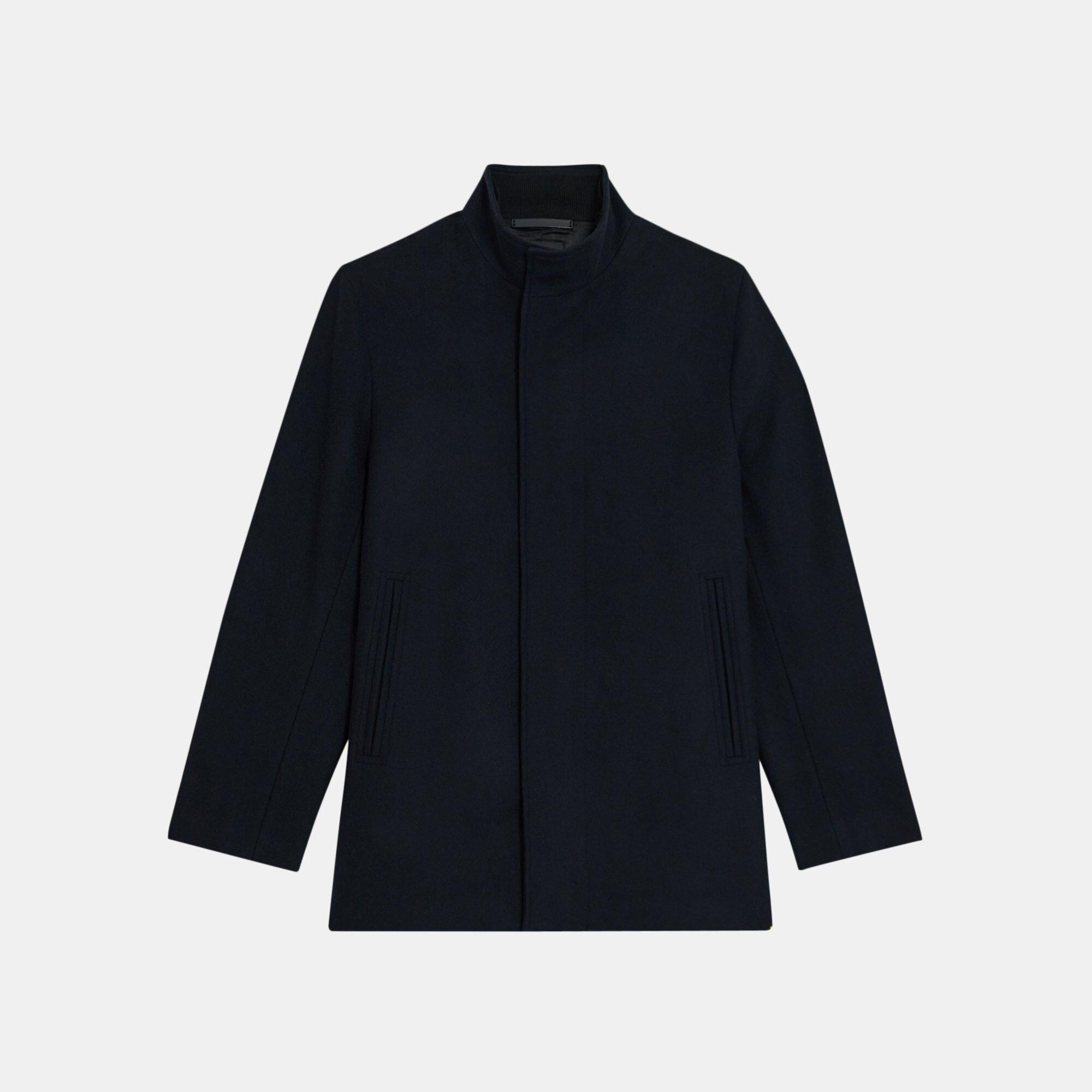 Stretch Melton Wool Clarence Jacket | Theory