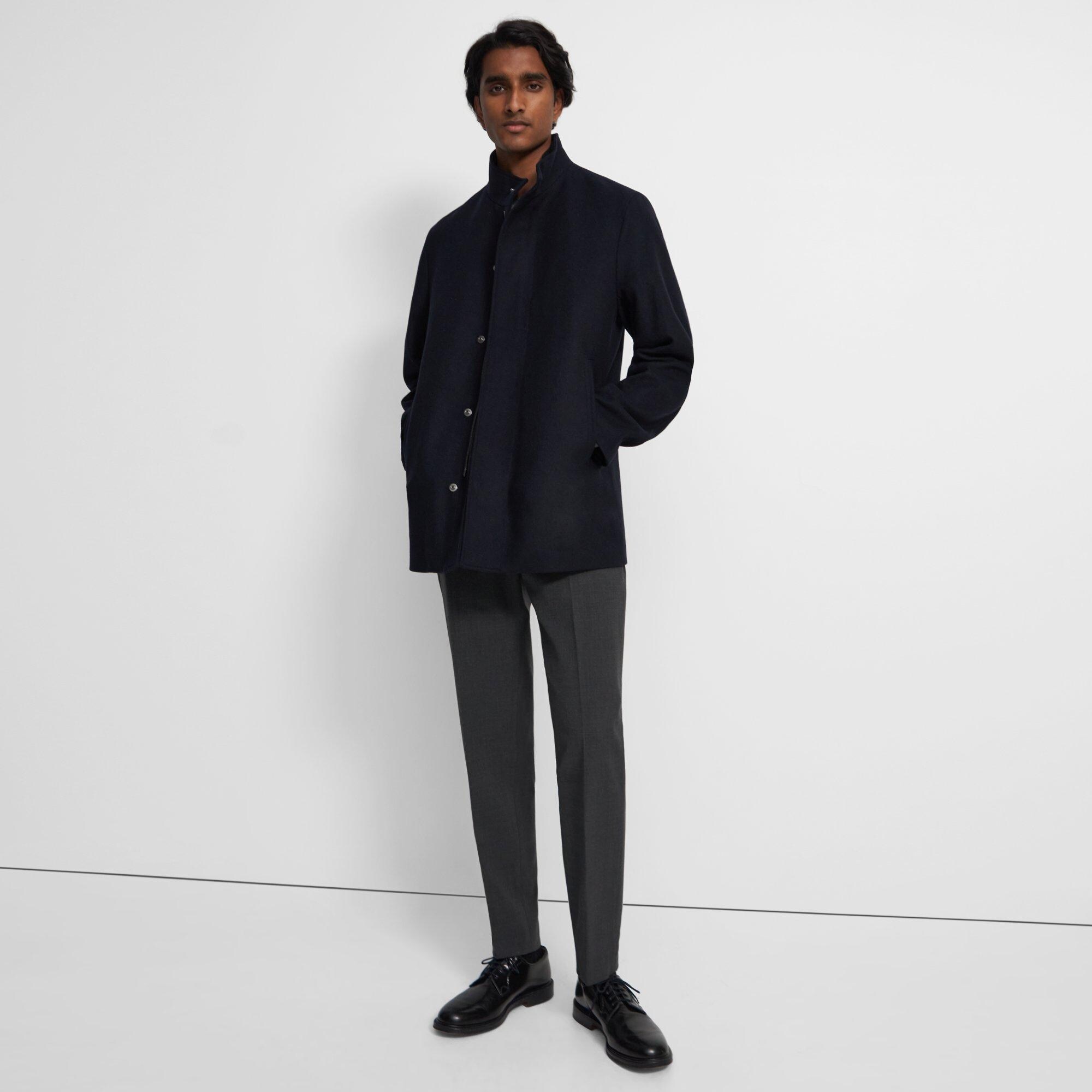 Clarence Jacket in Stretch Melton Wool