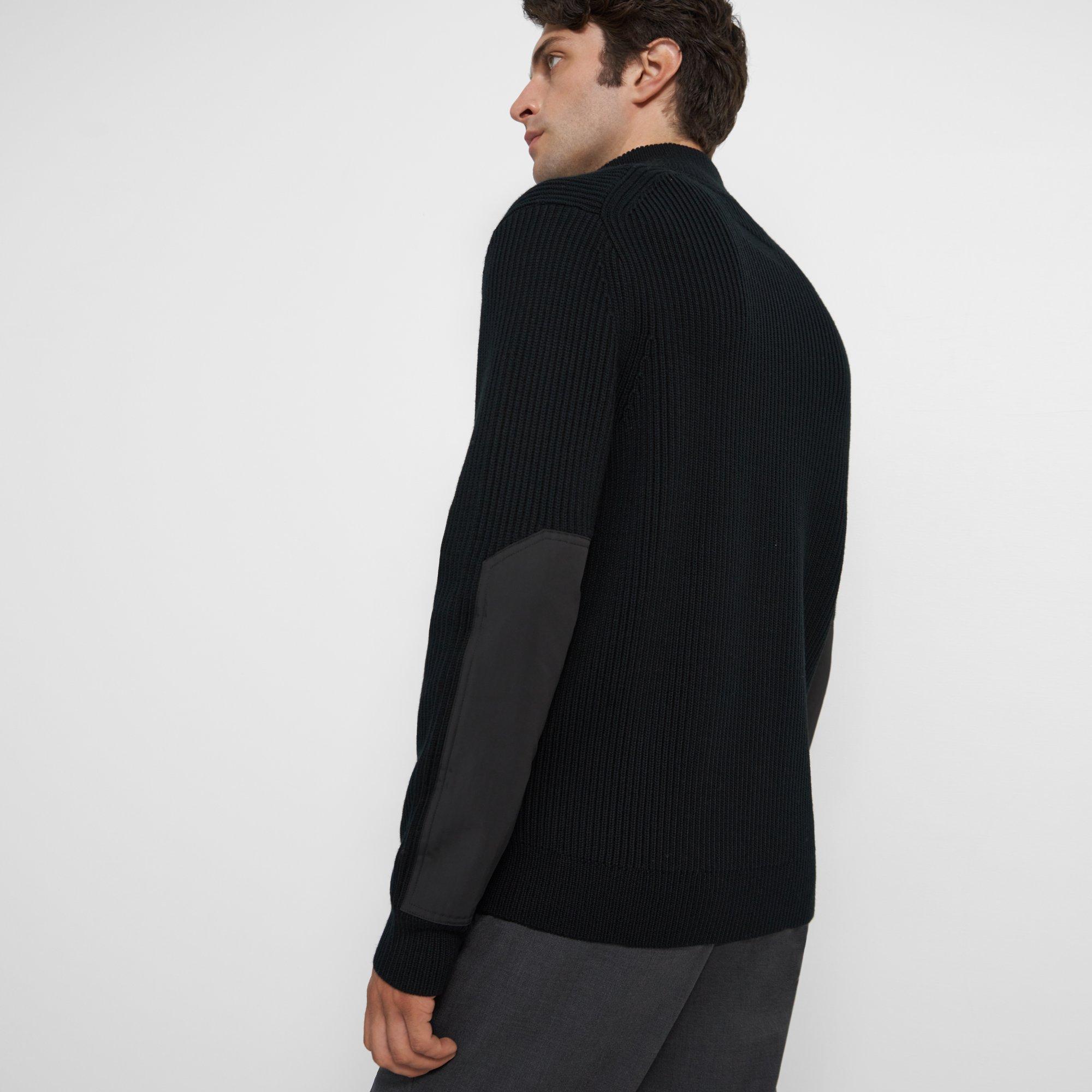 Full-Zip Sweater in Merino Wool