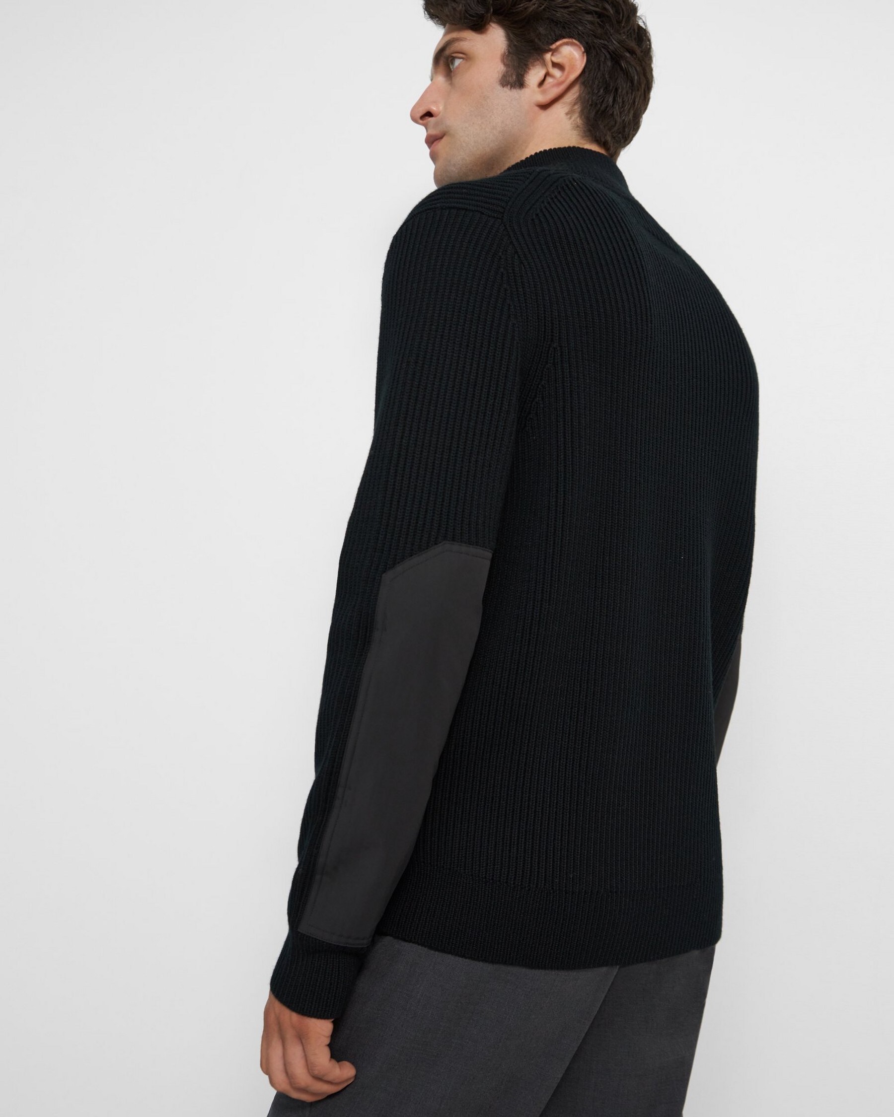 Full-Zip Sweater in Merino Wool