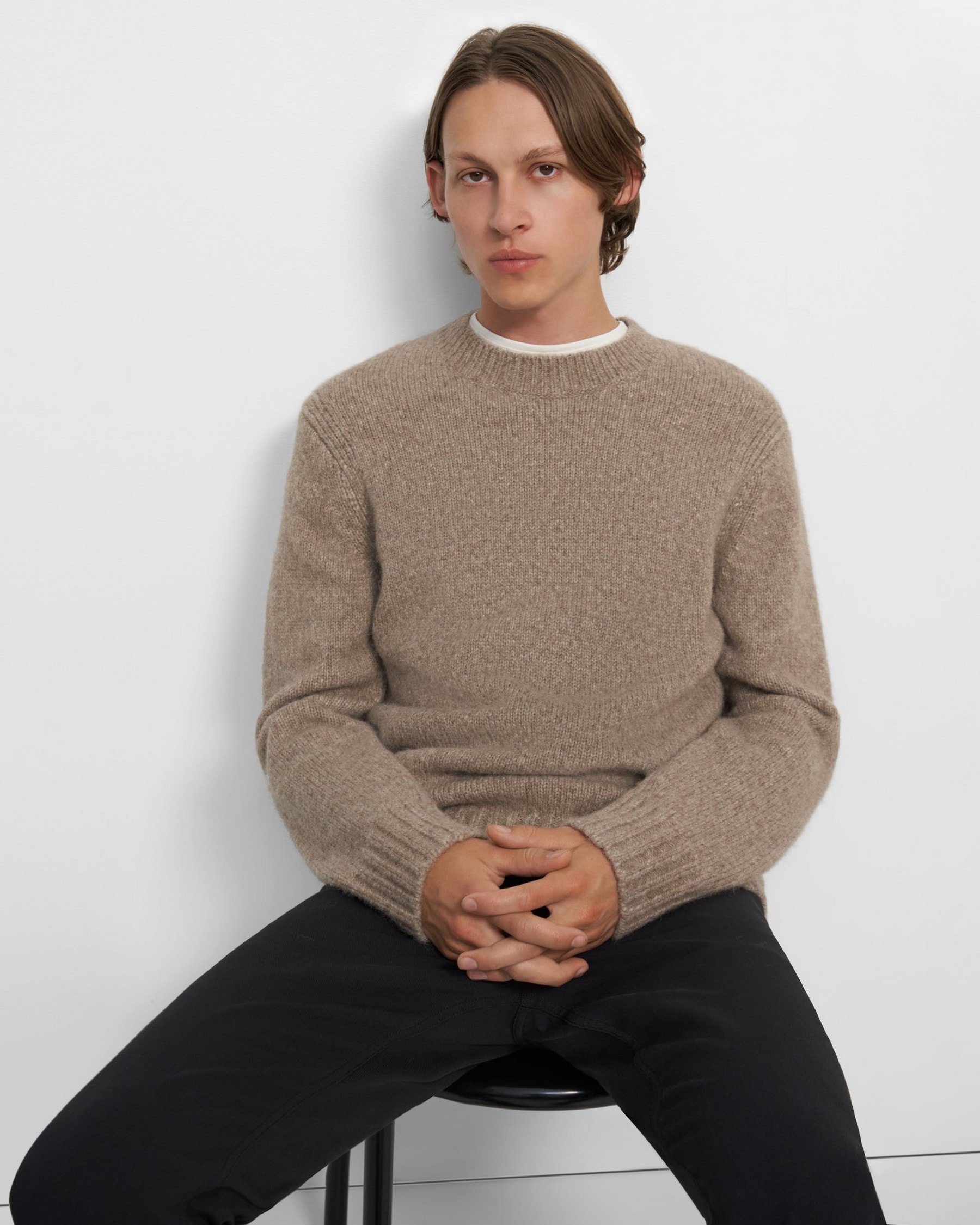 Stanton Crewneck Sweater in Alpaca