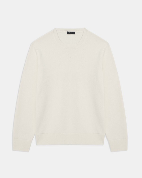 Crewneck Pullover in Wool-Cashmere