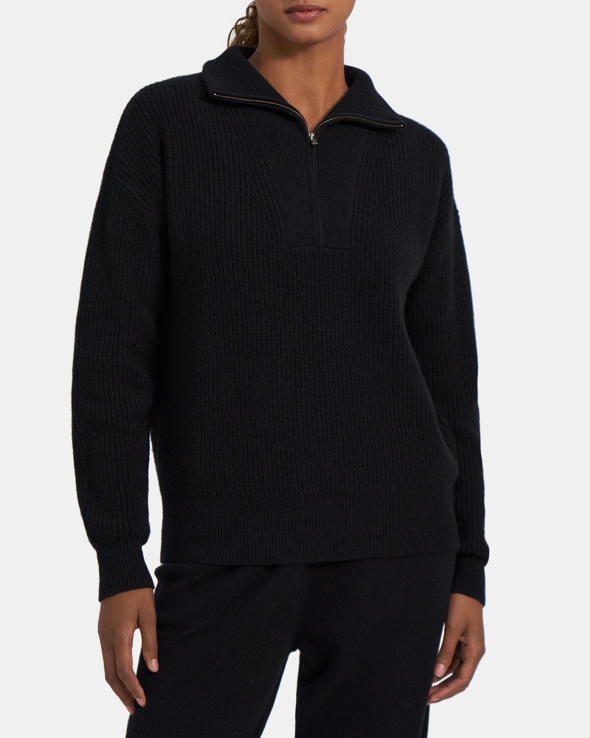 Half-Zip Sweater in Cashmere