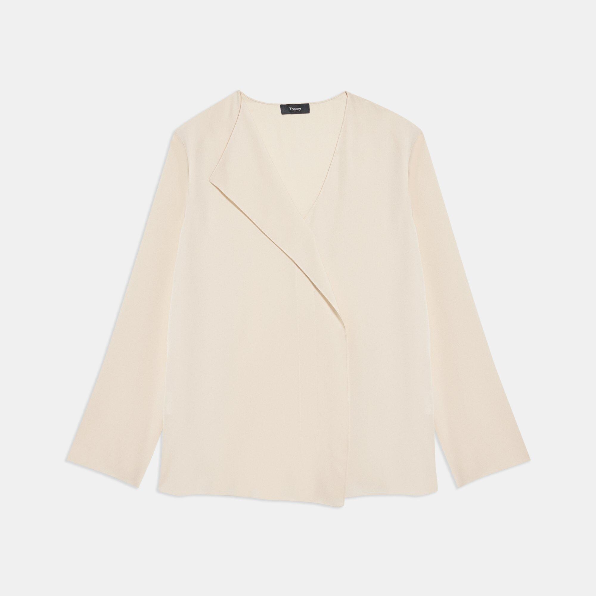 Crushed Satin Layered Tank Dress | Theory