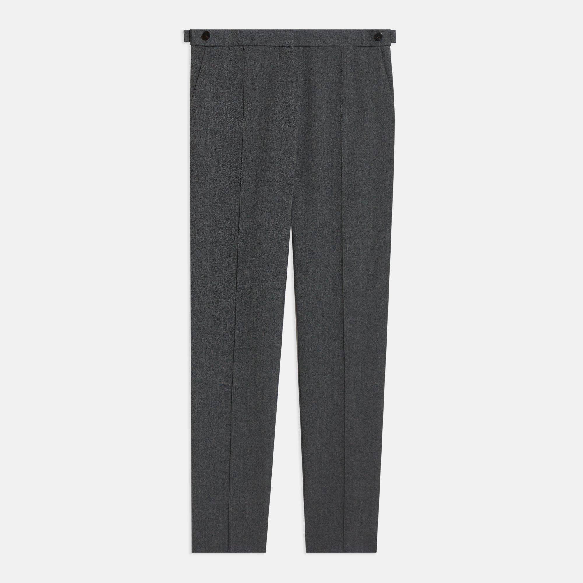 Soft Twill Waist-Tab Pant | Theory