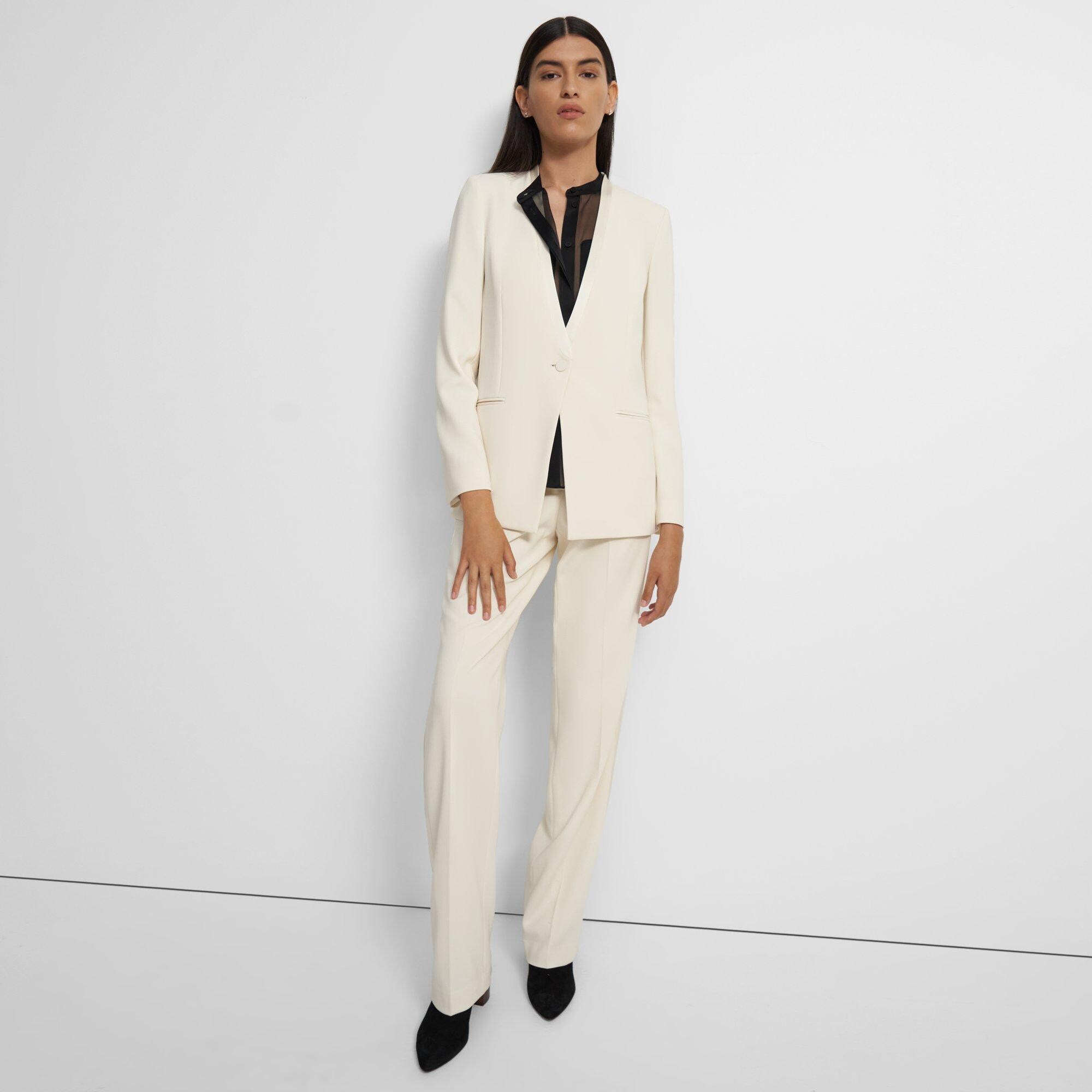 Tuxedo Jacket in Admiral Crepe