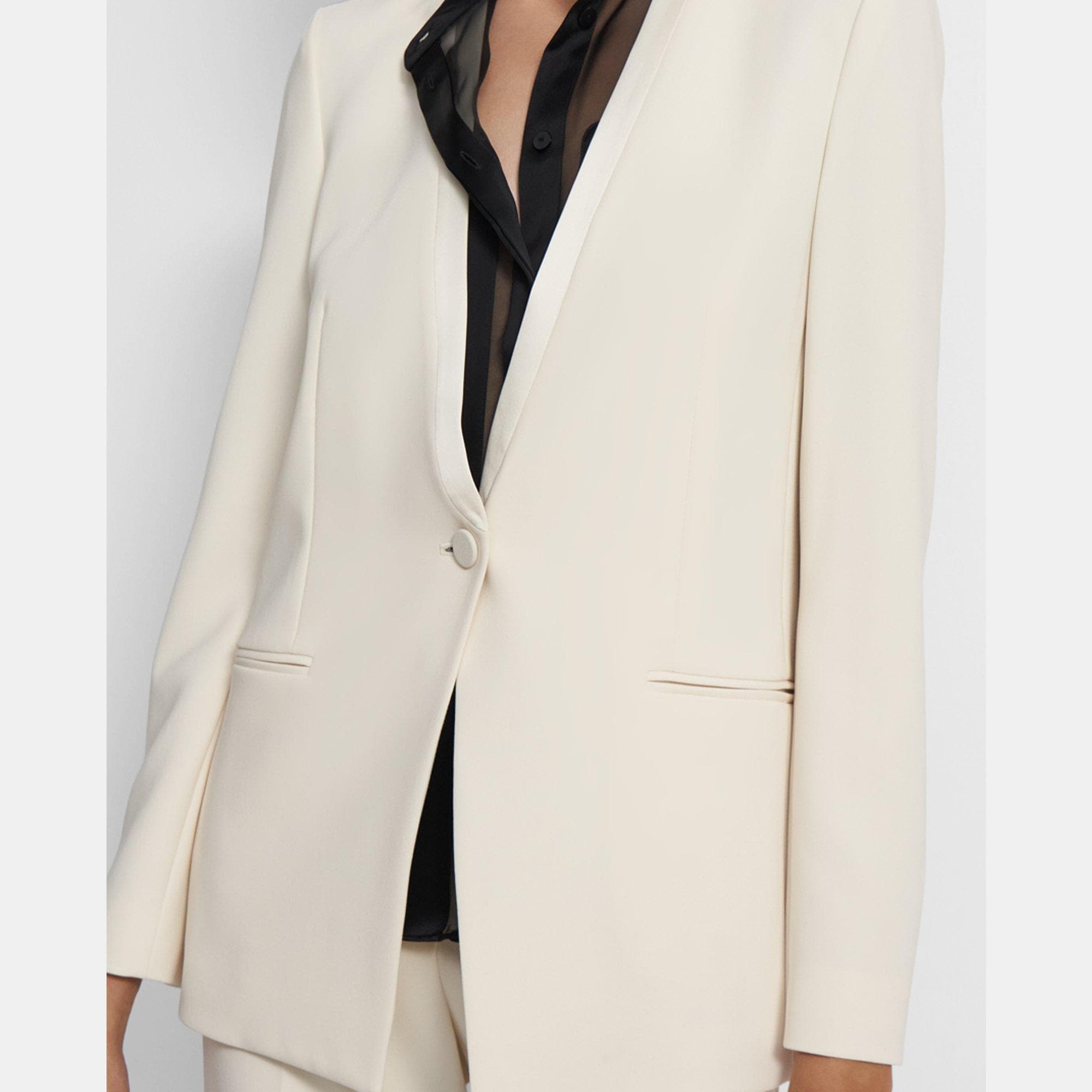 Tuxedo Jacket in Admiral Crepe