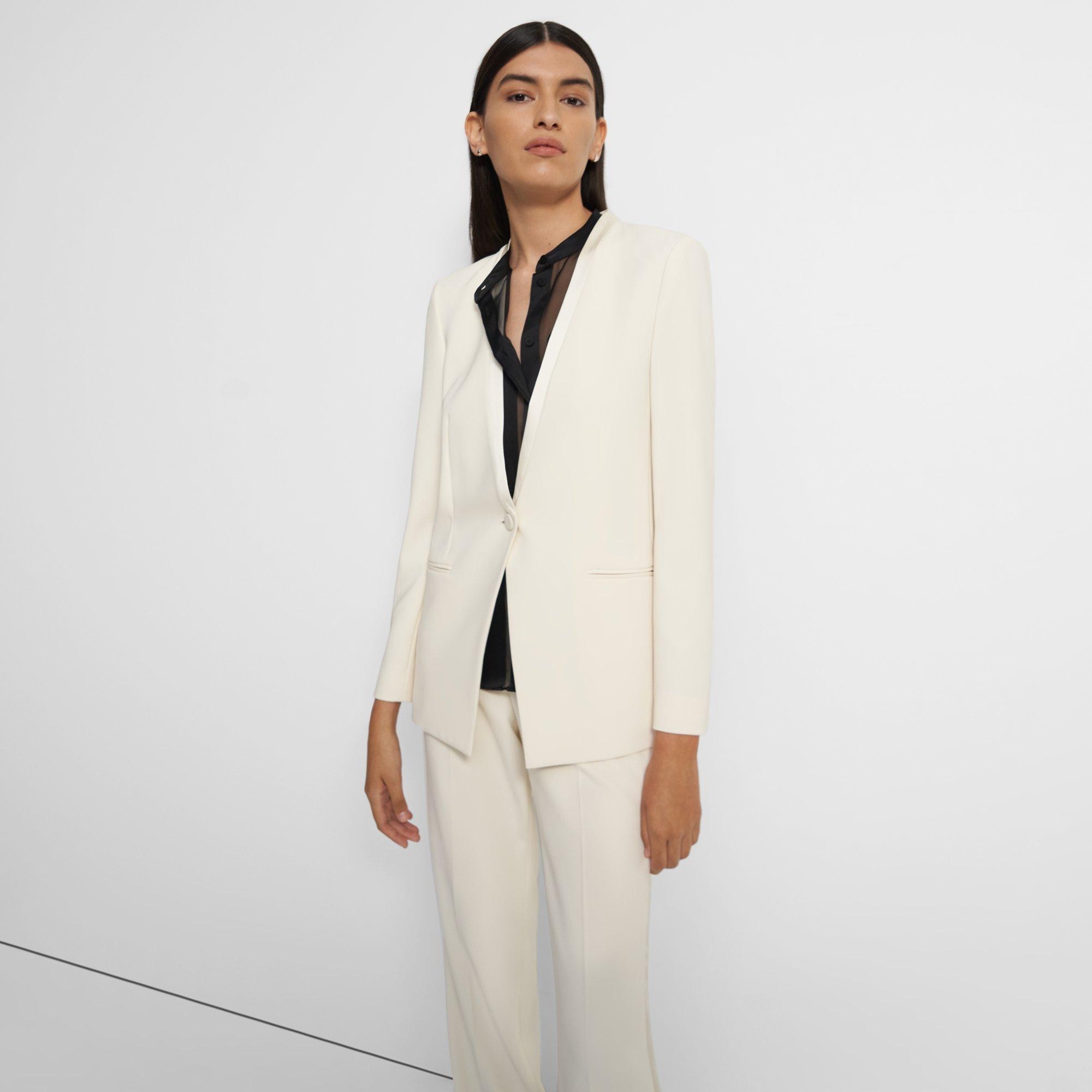 Tuxedo Jacket in Admiral Crepe