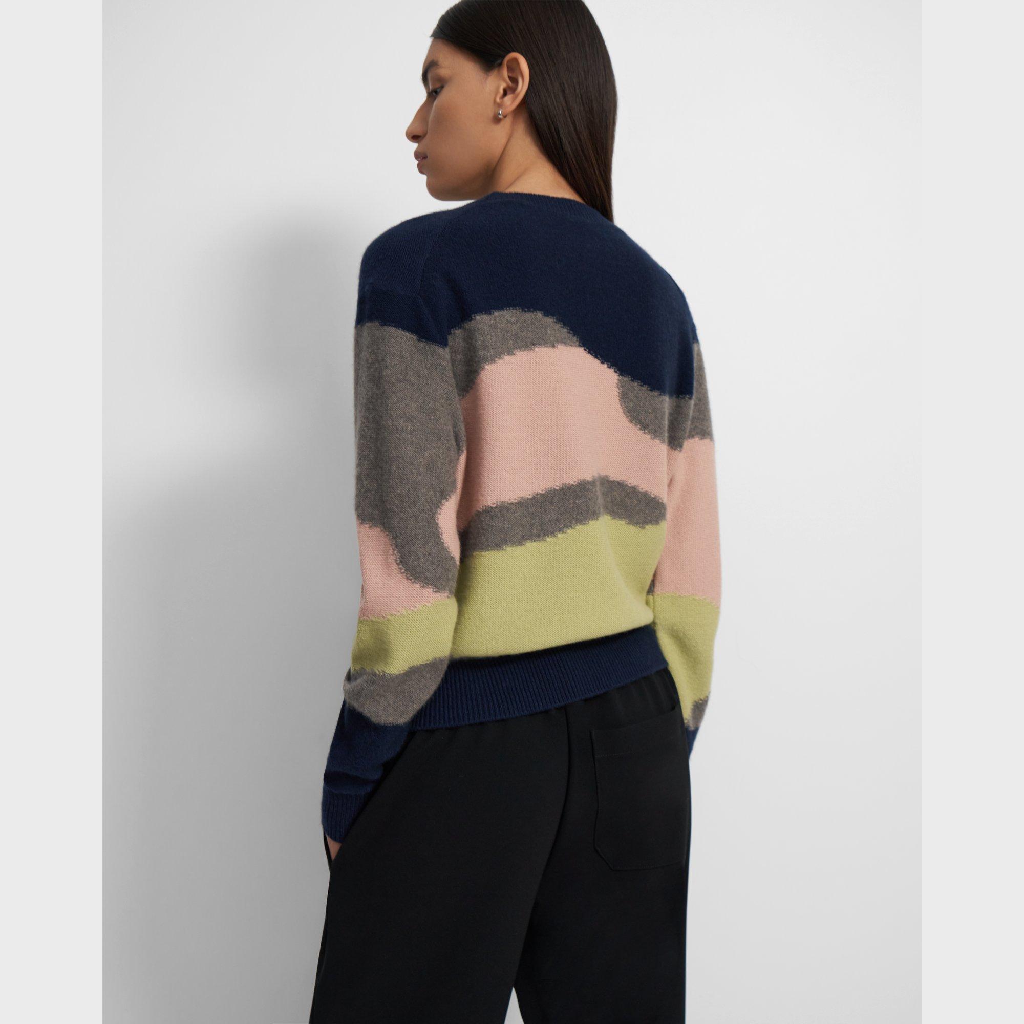 Cashmere Intarsia Sweater | Theory