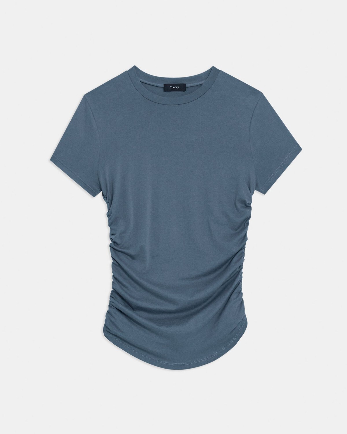 Ruched Tiny Tee in Cotton