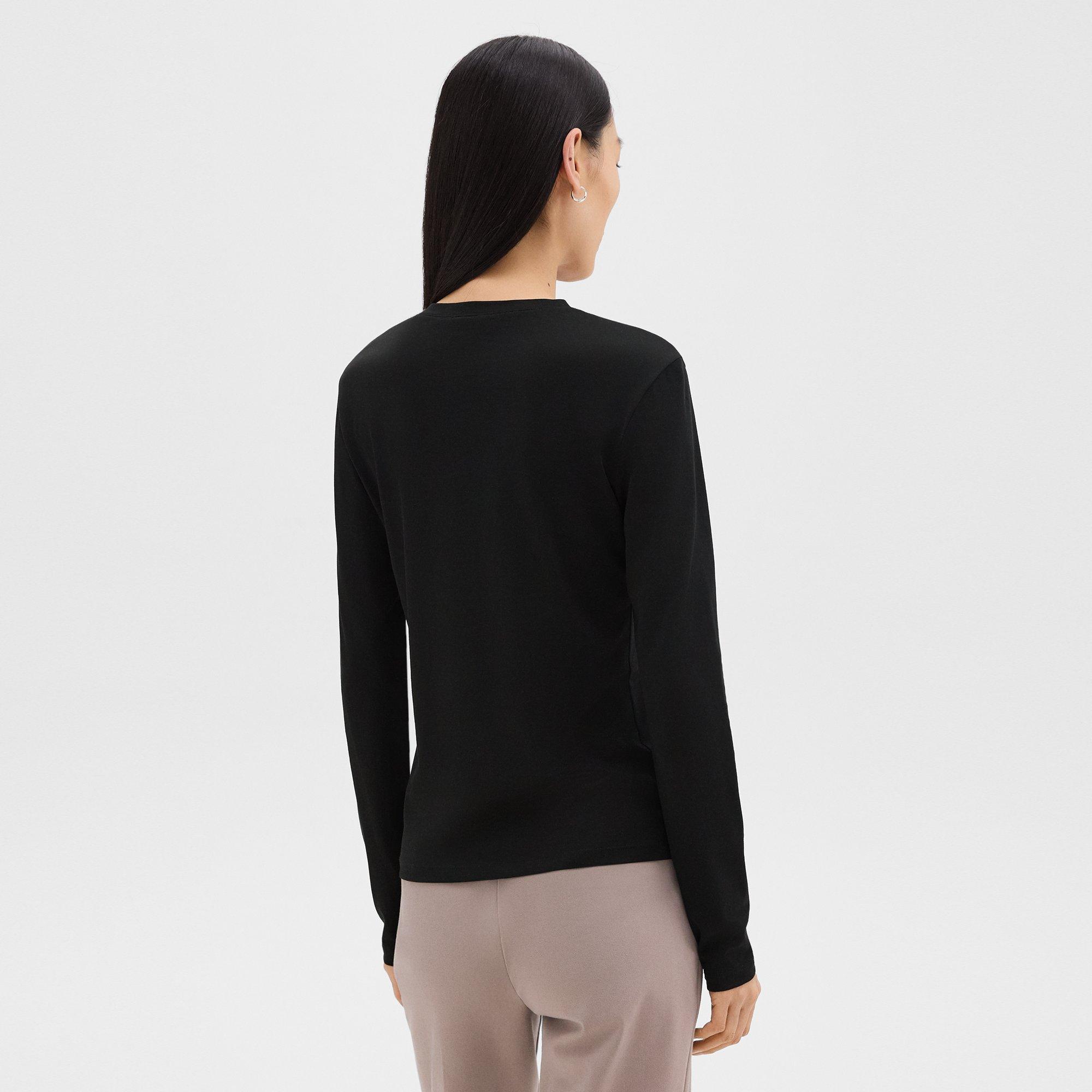 COTTON JERSEY LONG SLEEVE T-SHIRT curated on LTK