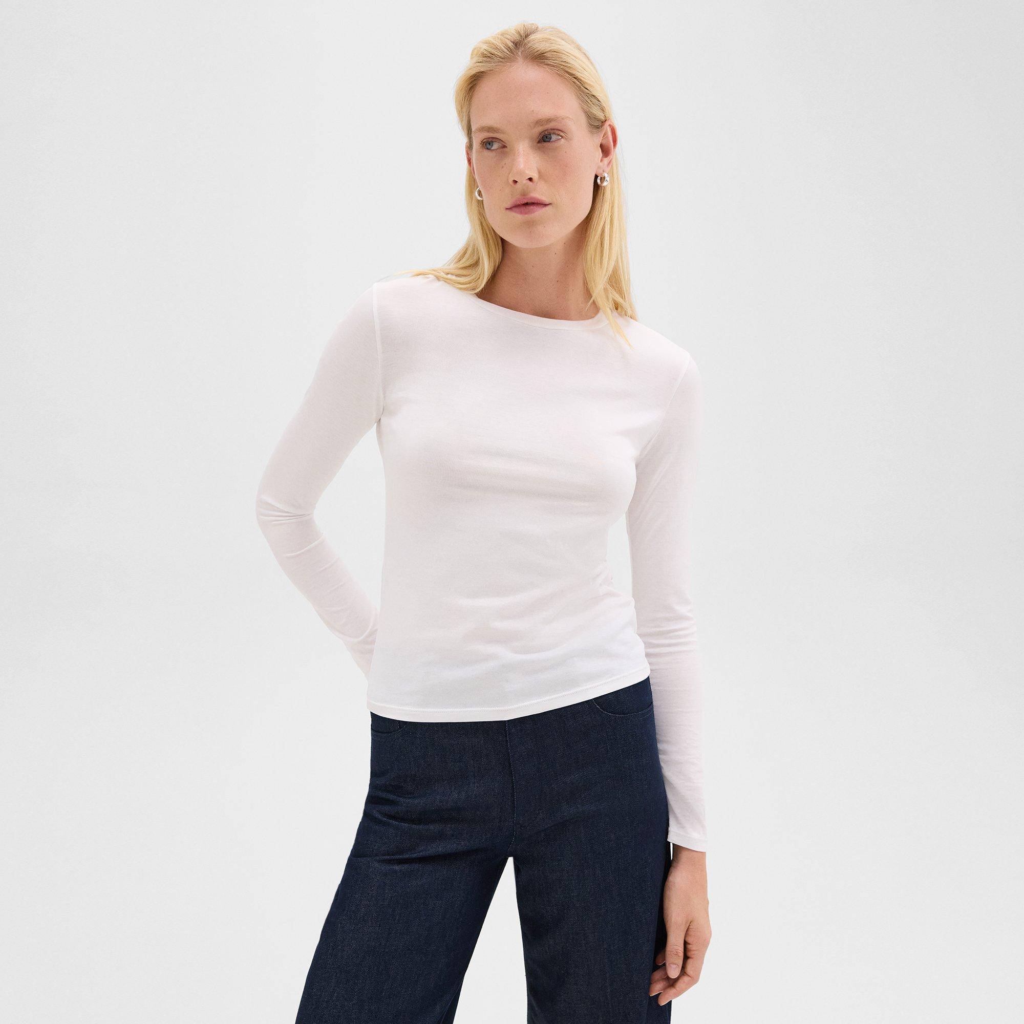 Tiny Long-Sleeve Tee in Organic Cotton