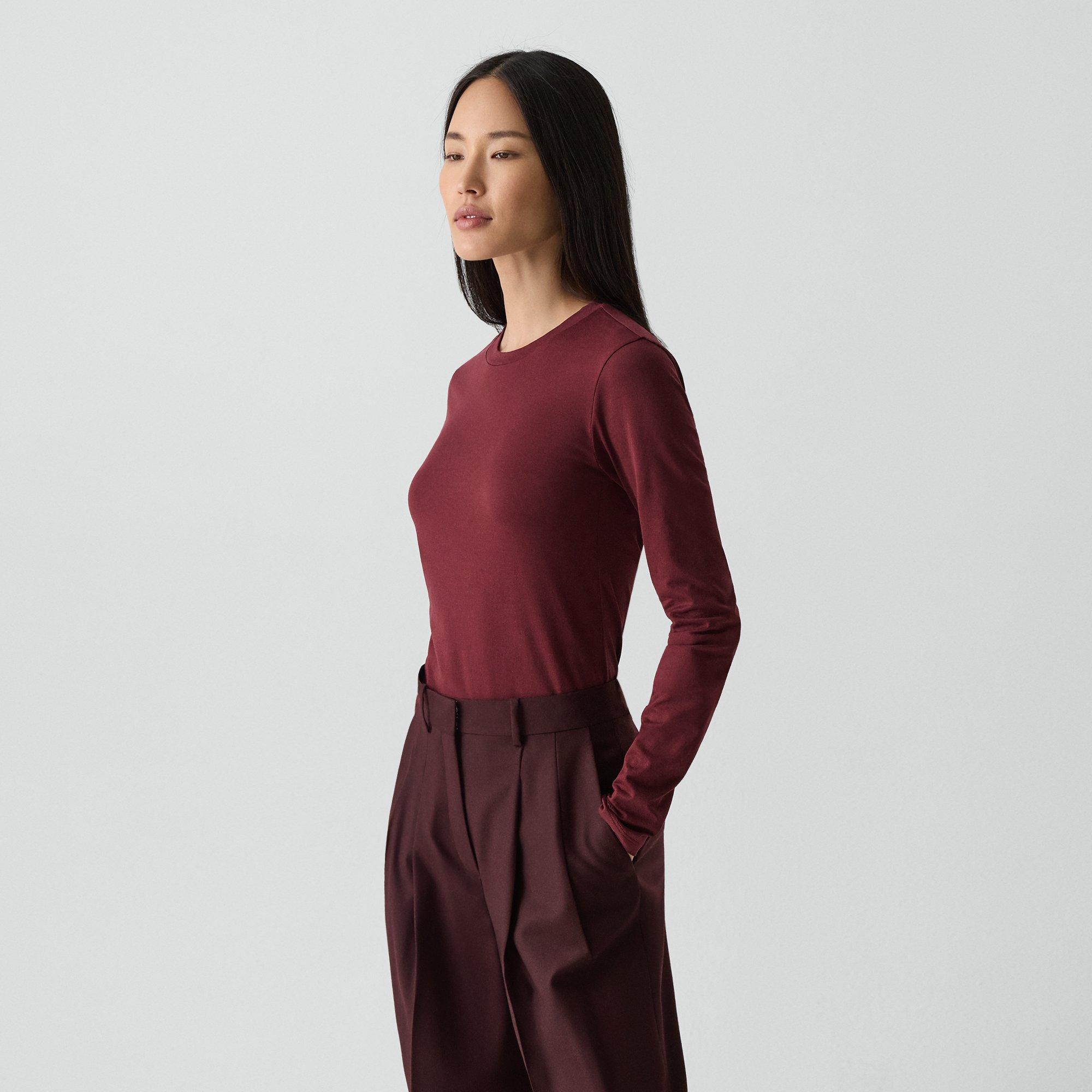 Tiny Long-Sleeve Tee in Organic Cotton