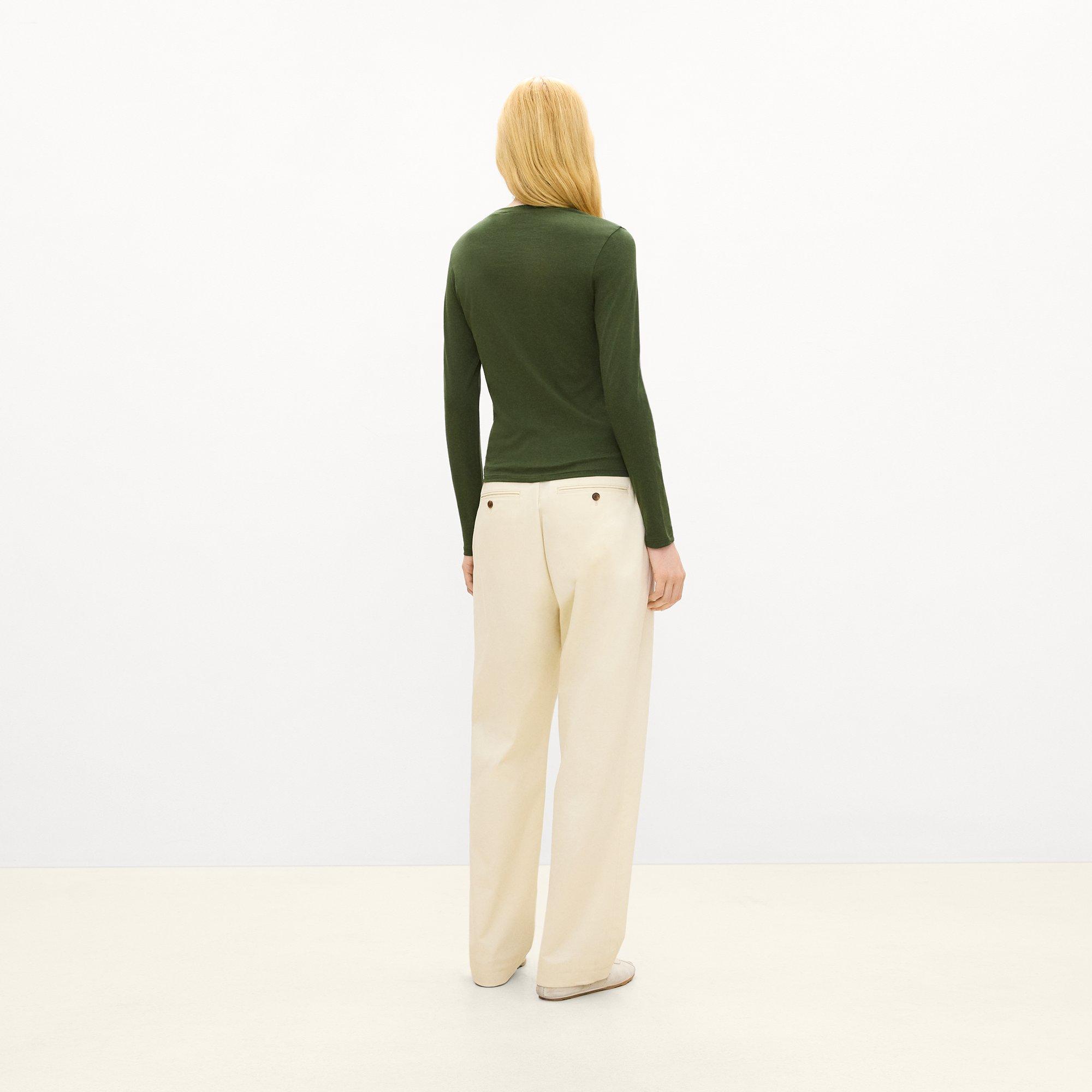 Tiny Long-Sleeve Tee in Organic Cotton