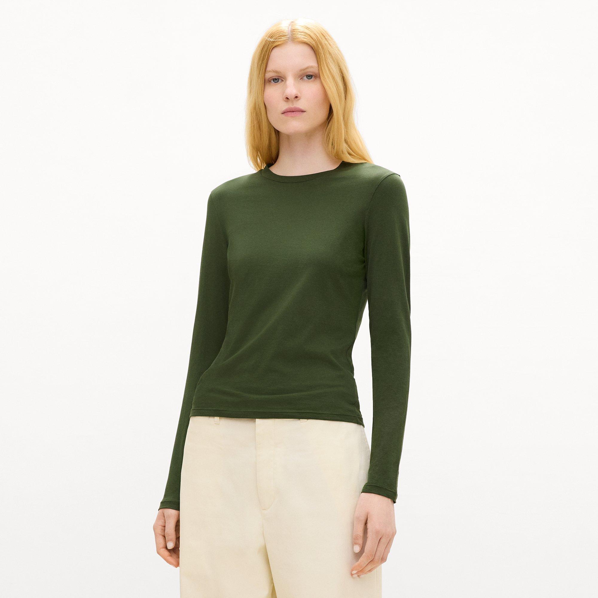 Tiny Long-Sleeve Tee in Organic Cotton