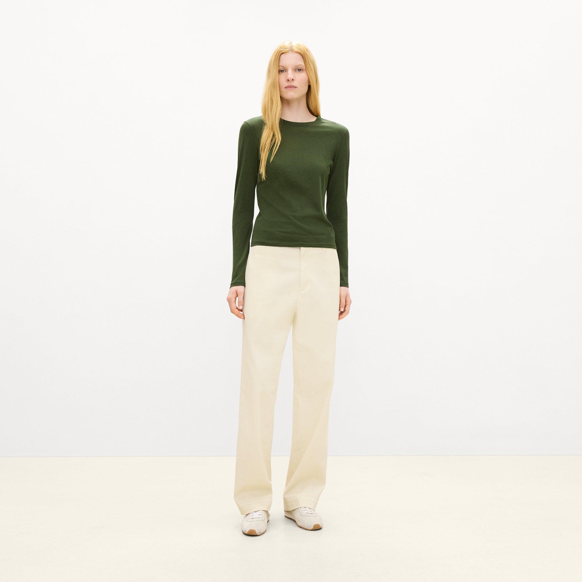 Tiny Long-Sleeve Tee in Organic Cotton