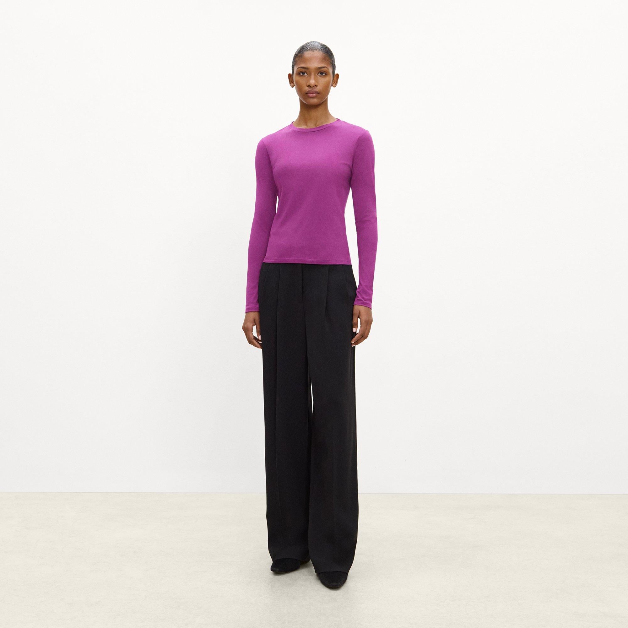 Tiny Long-Sleeve Tee in Organic Cotton