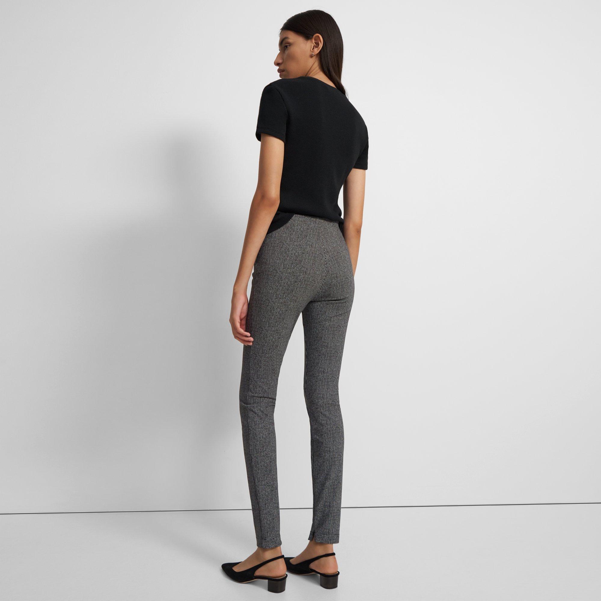 Houndstooth Ponte Skinny Legging | Theory Outlet