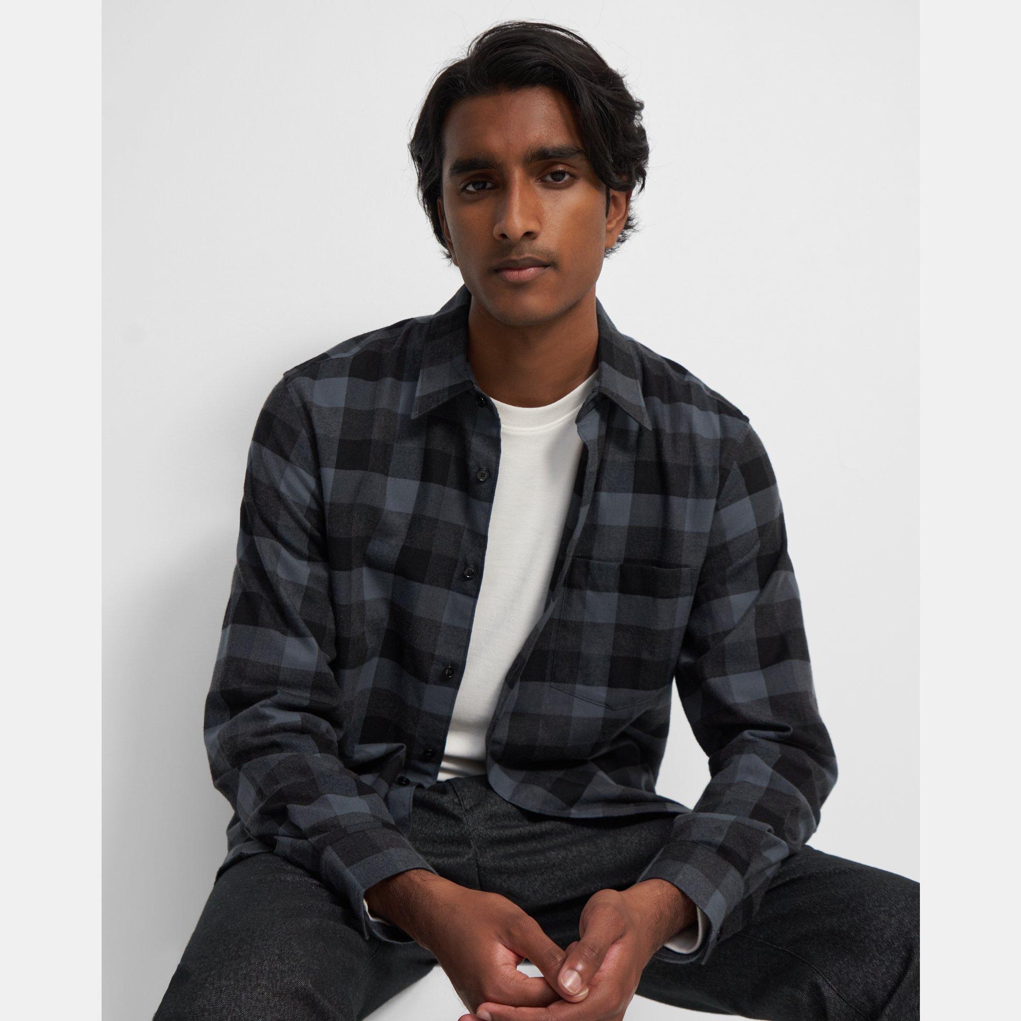 Irving Shirt in Overdyed Cotton Gingham