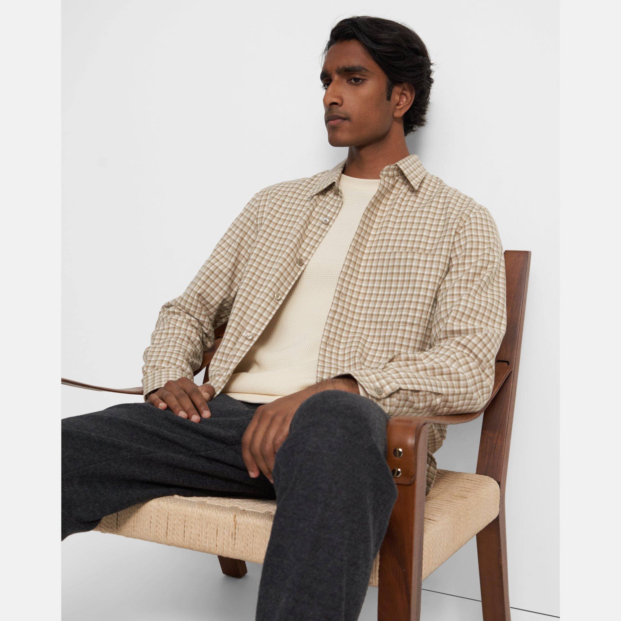 Irving Shirt in Overdyed Cotton Gingham