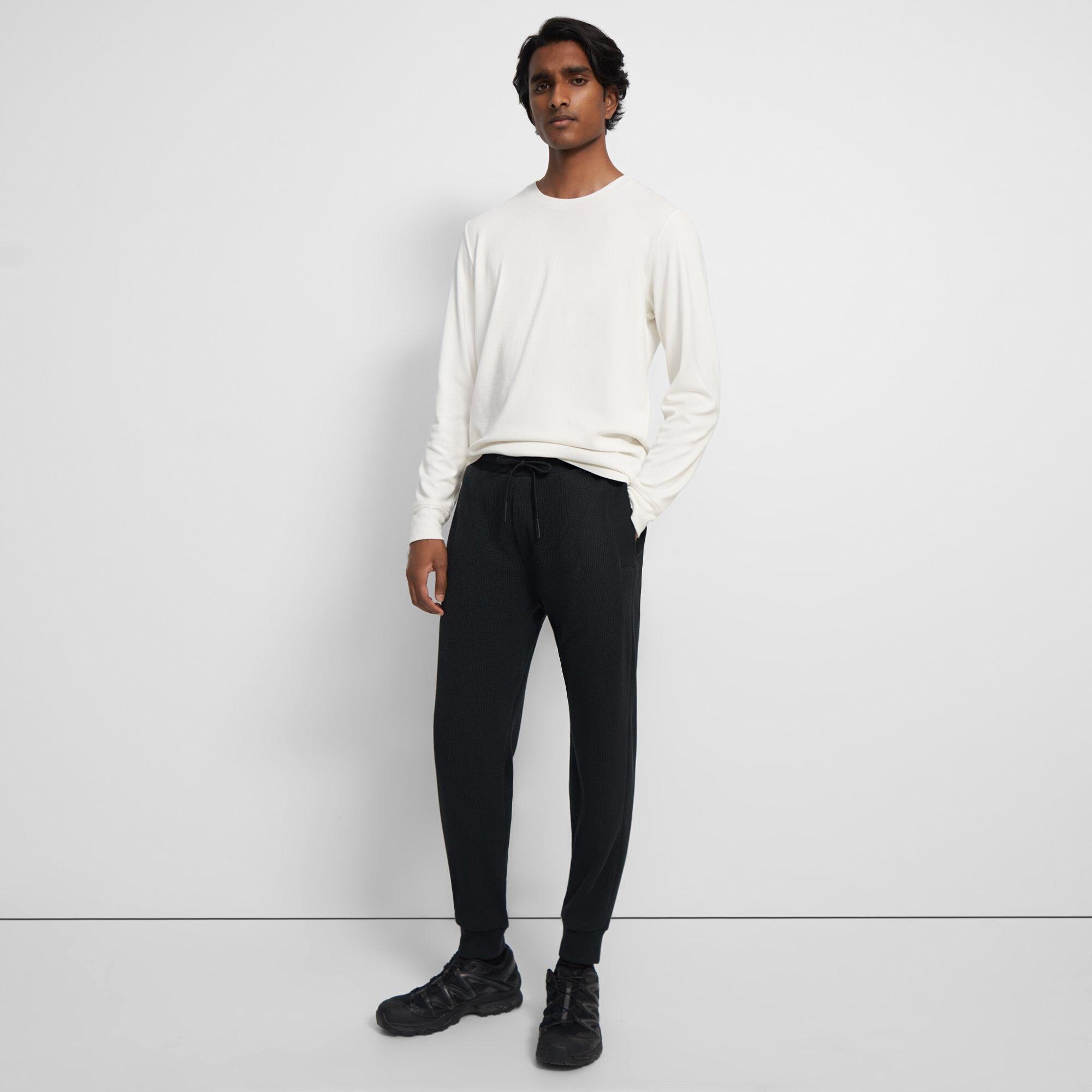 theory waffle knit jogger