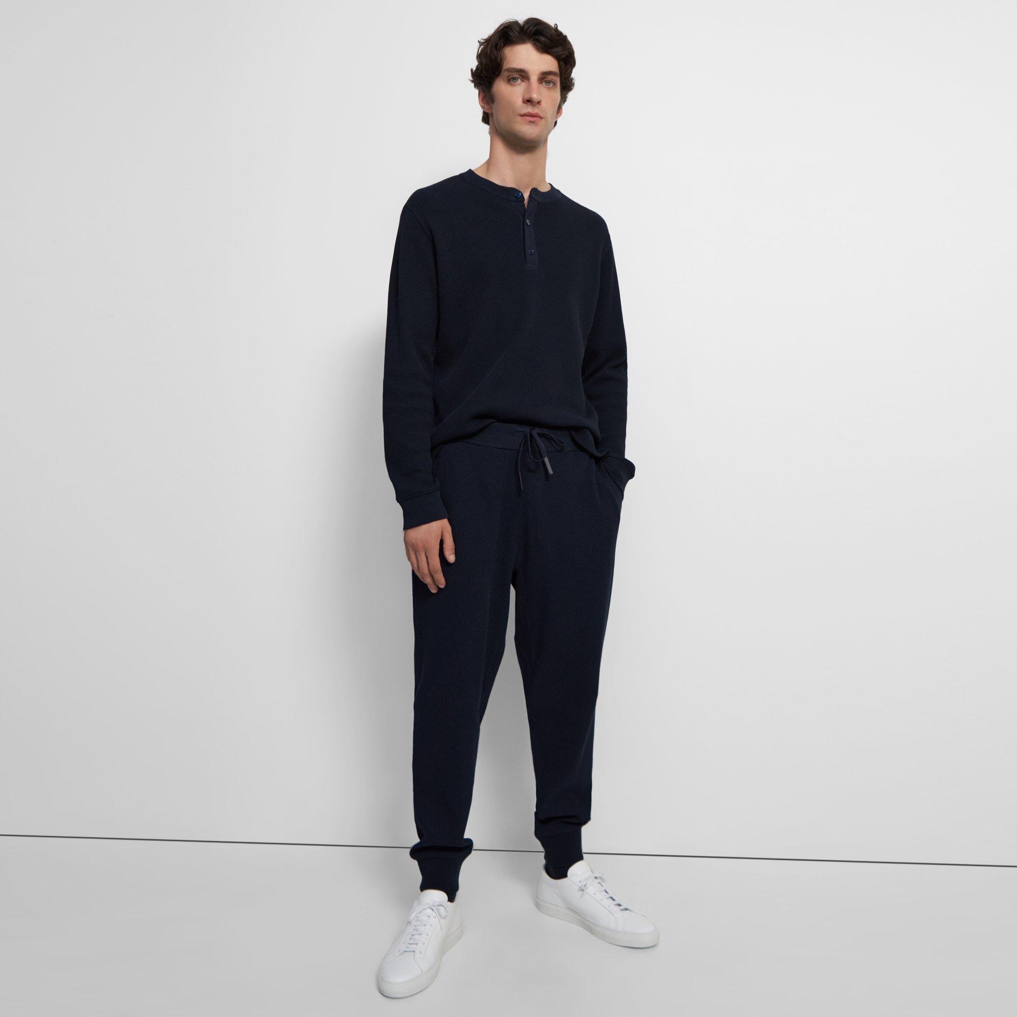 theory waffle knit jogger
