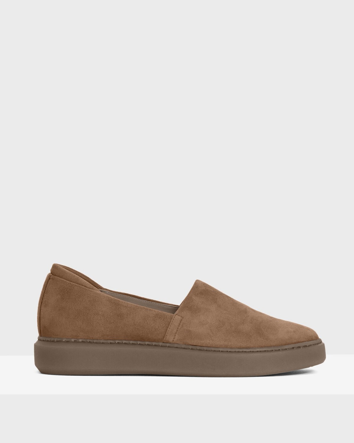 Stitched Slip-On Sneaker in Suede