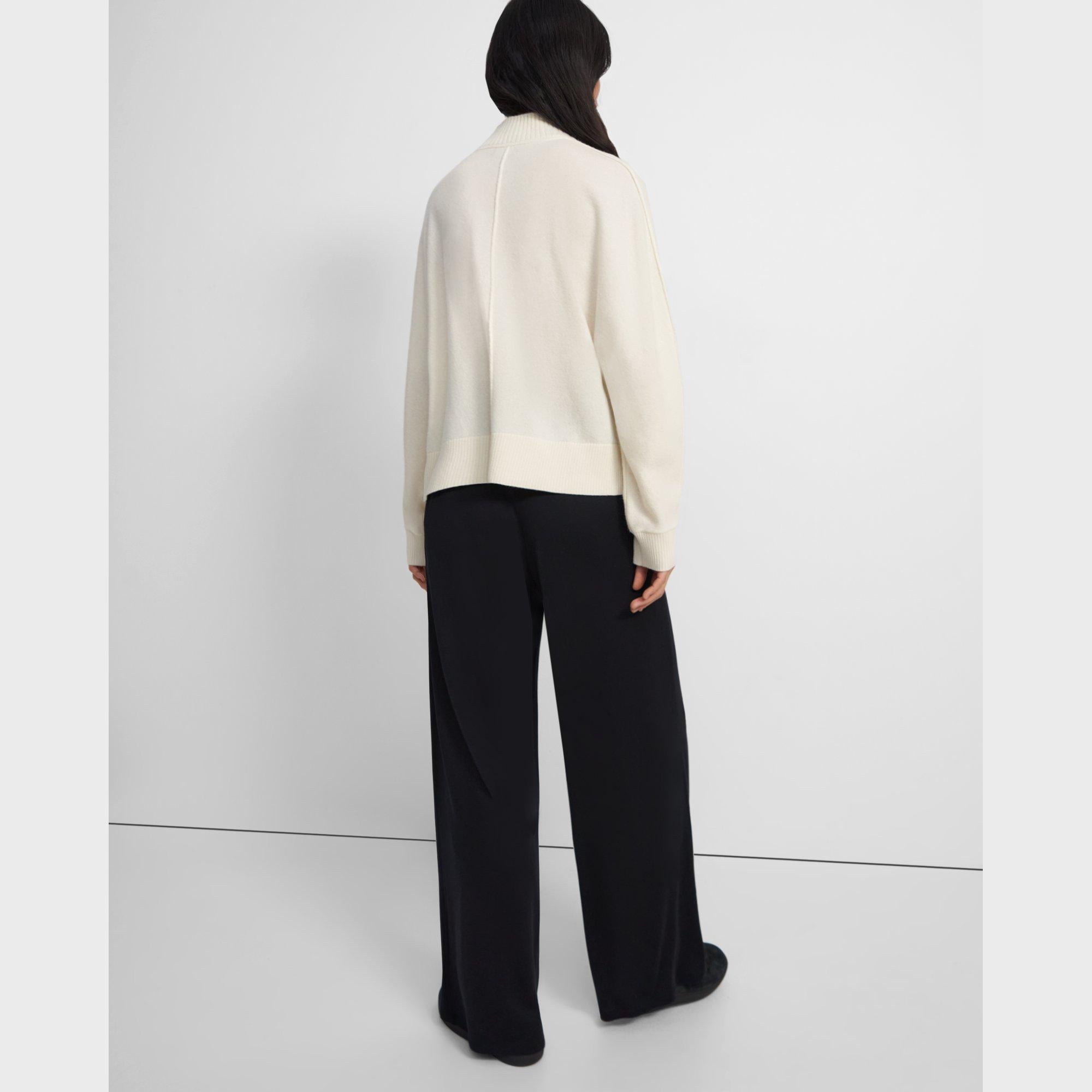 High V-Neck Sweater in Cashmere