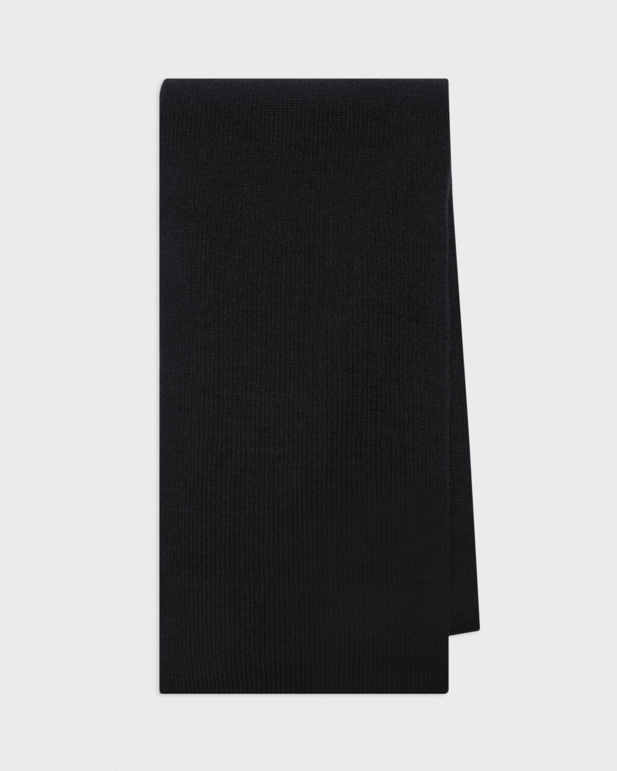 Scarf in Ribbed Cashmere